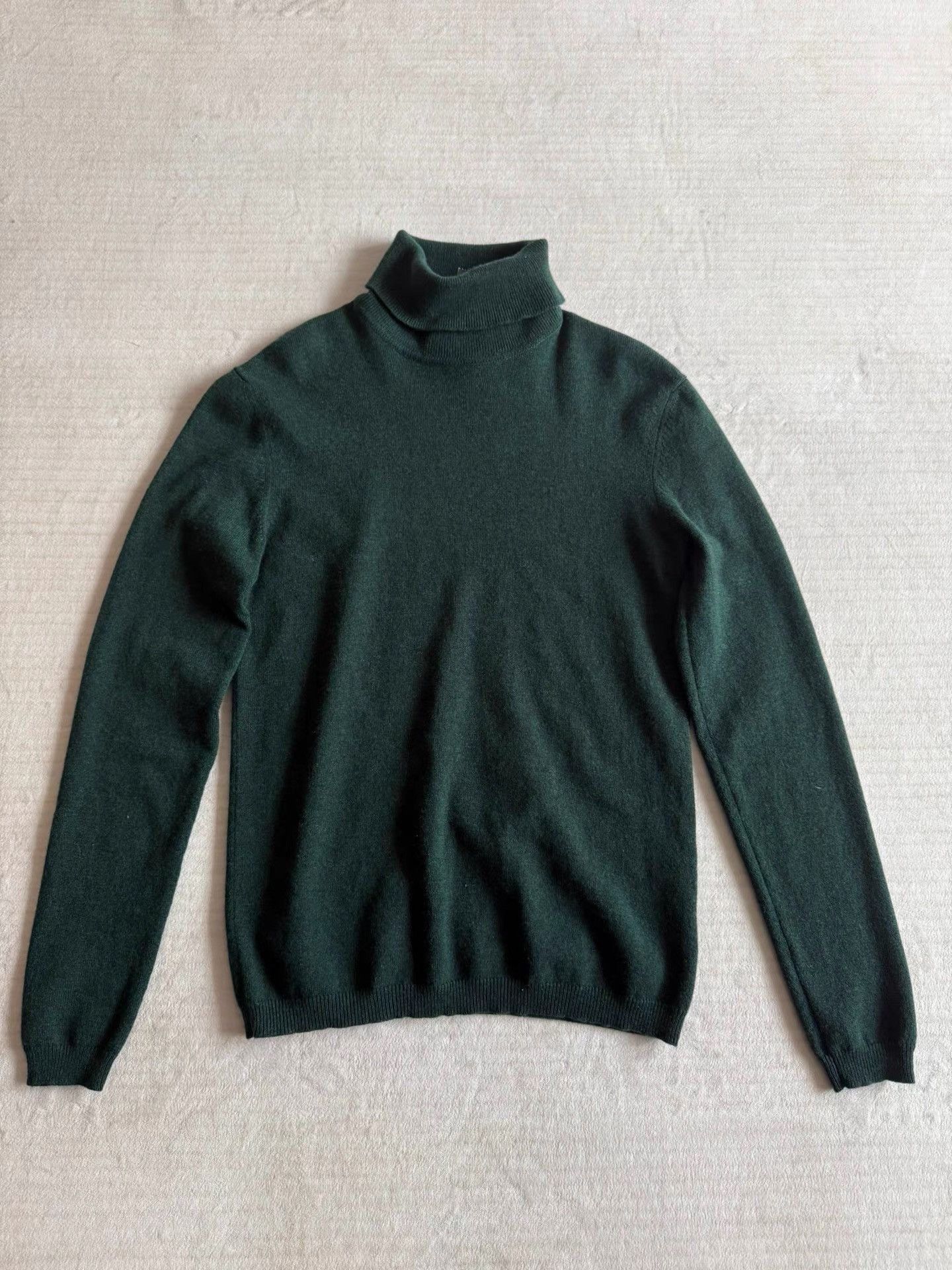 Saint Laurent Paris Green Turtleneck Sweater Size US M / EU 48-50 / 2 - 2 Thumbnail