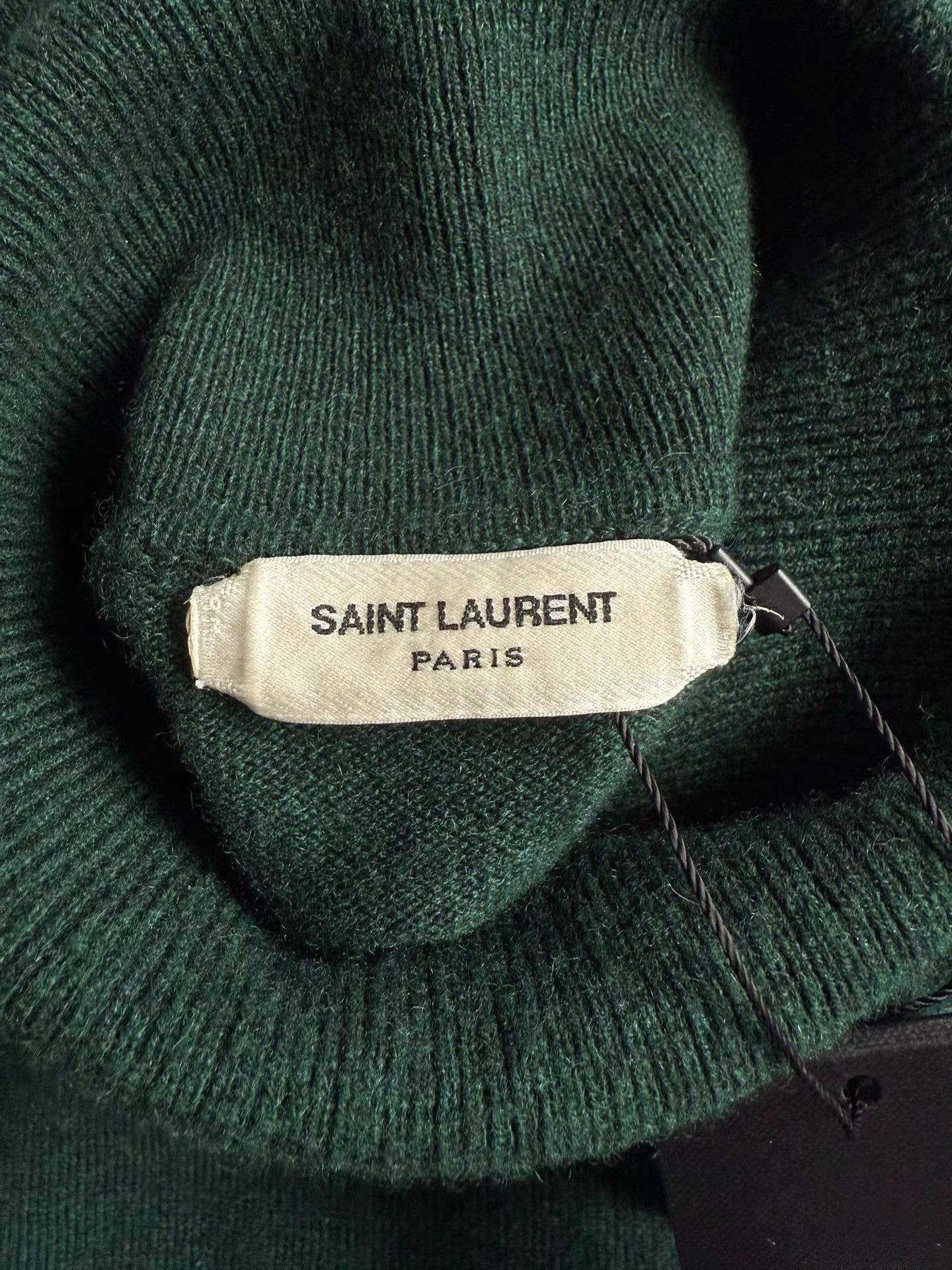 Saint Laurent Paris Green Turtleneck Sweater Size US M / EU 48-50 / 2 - 7 Thumbnail