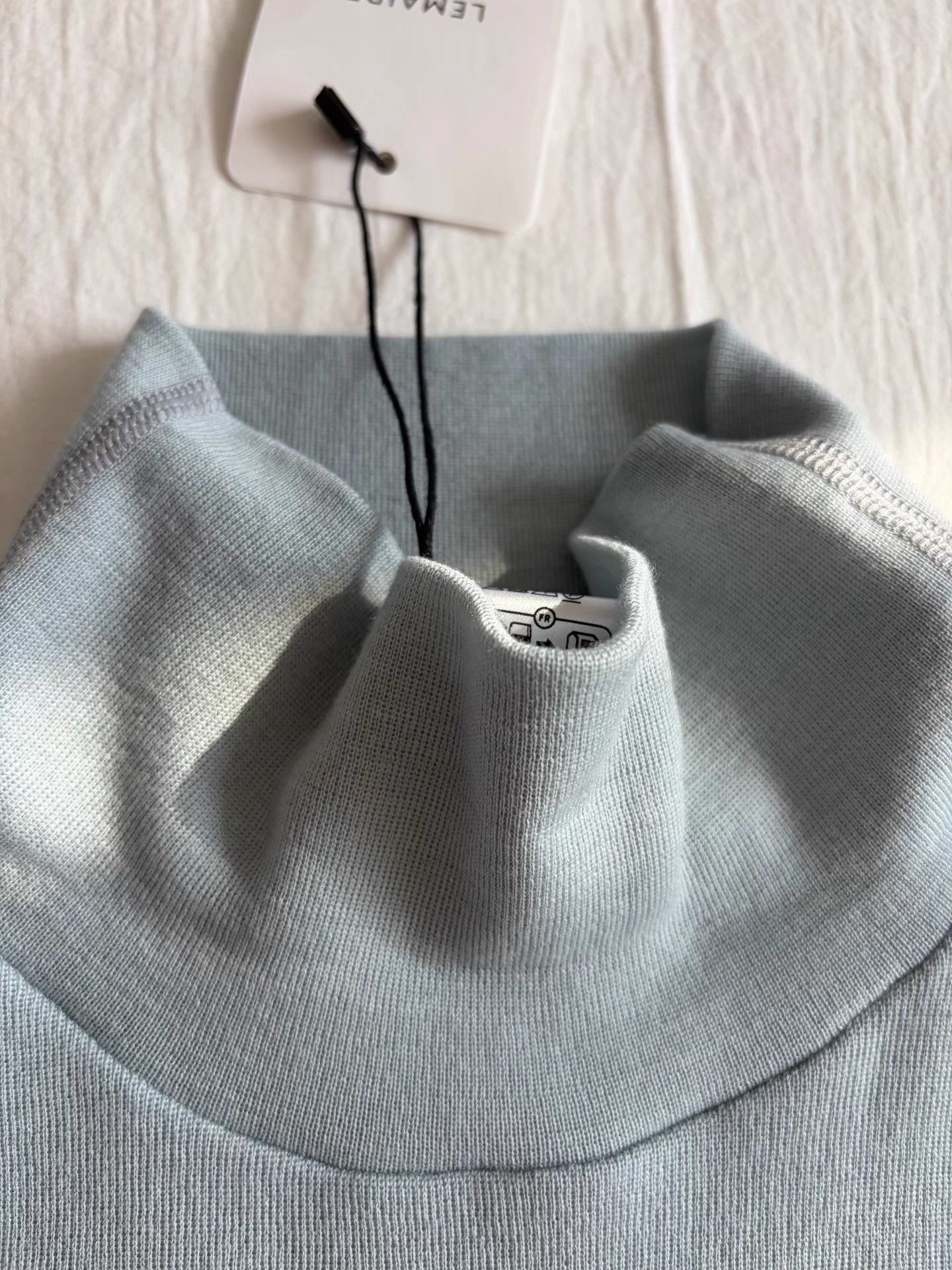 Lemaire Blue Turtleneck Sweater - Size M Size US M / EU 48-50 / 2 - 2 Thumbnail