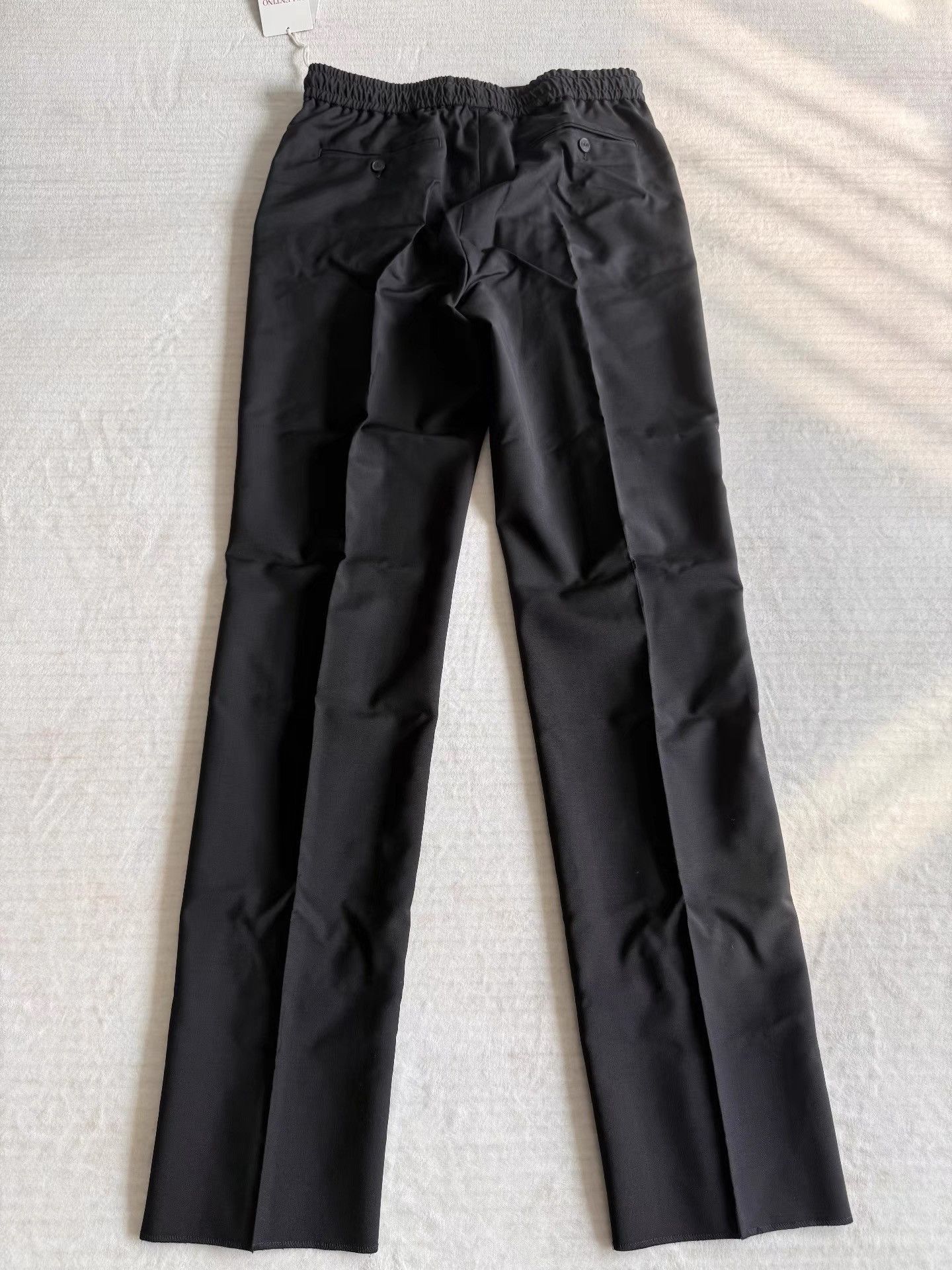 Valentino Black Casual Drawstring Pants Size 32 Size US 32 / EU 48 - 2 Thumbnail