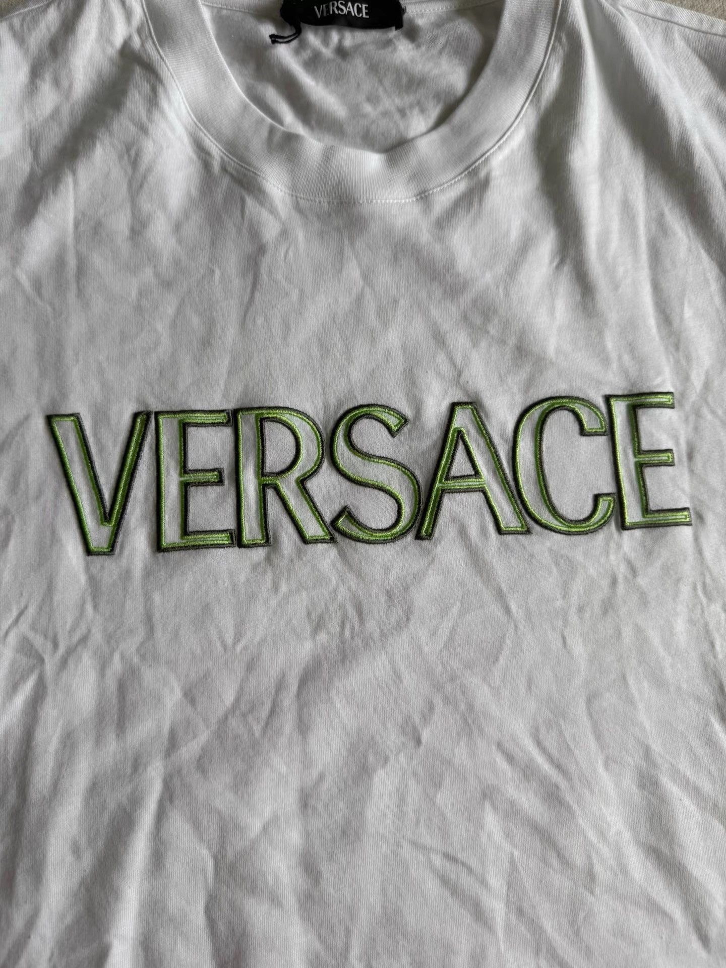 Versace White Short-Sleeve Graphic T-Shirt Size L Size US L / EU 52-54 / 3 - 3 Thumbnail