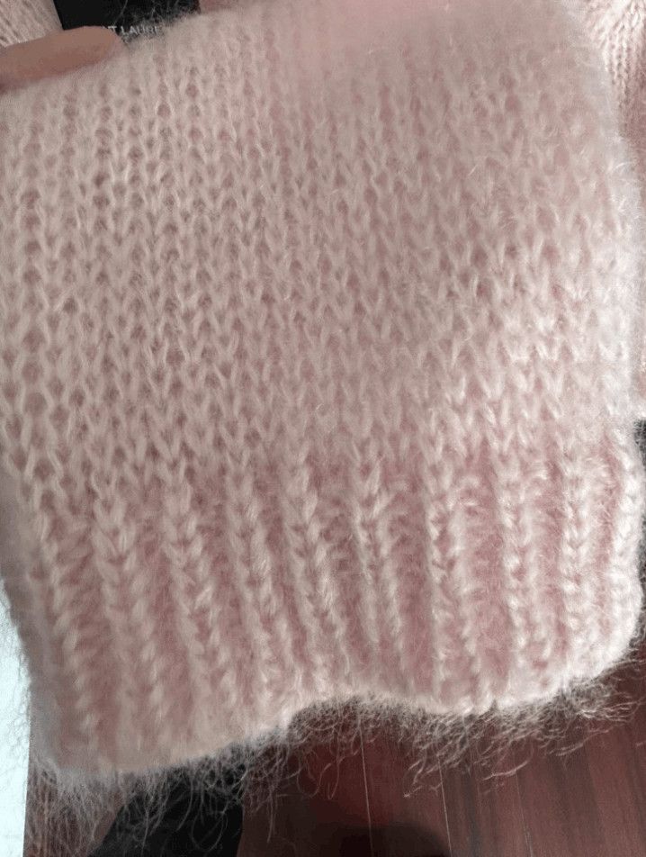 Saint Laurent Paris Pink Cable Knit Sweater with Openwork Details - Size M Size US M / EU 48-50 / 2 - 2 Thumbnail