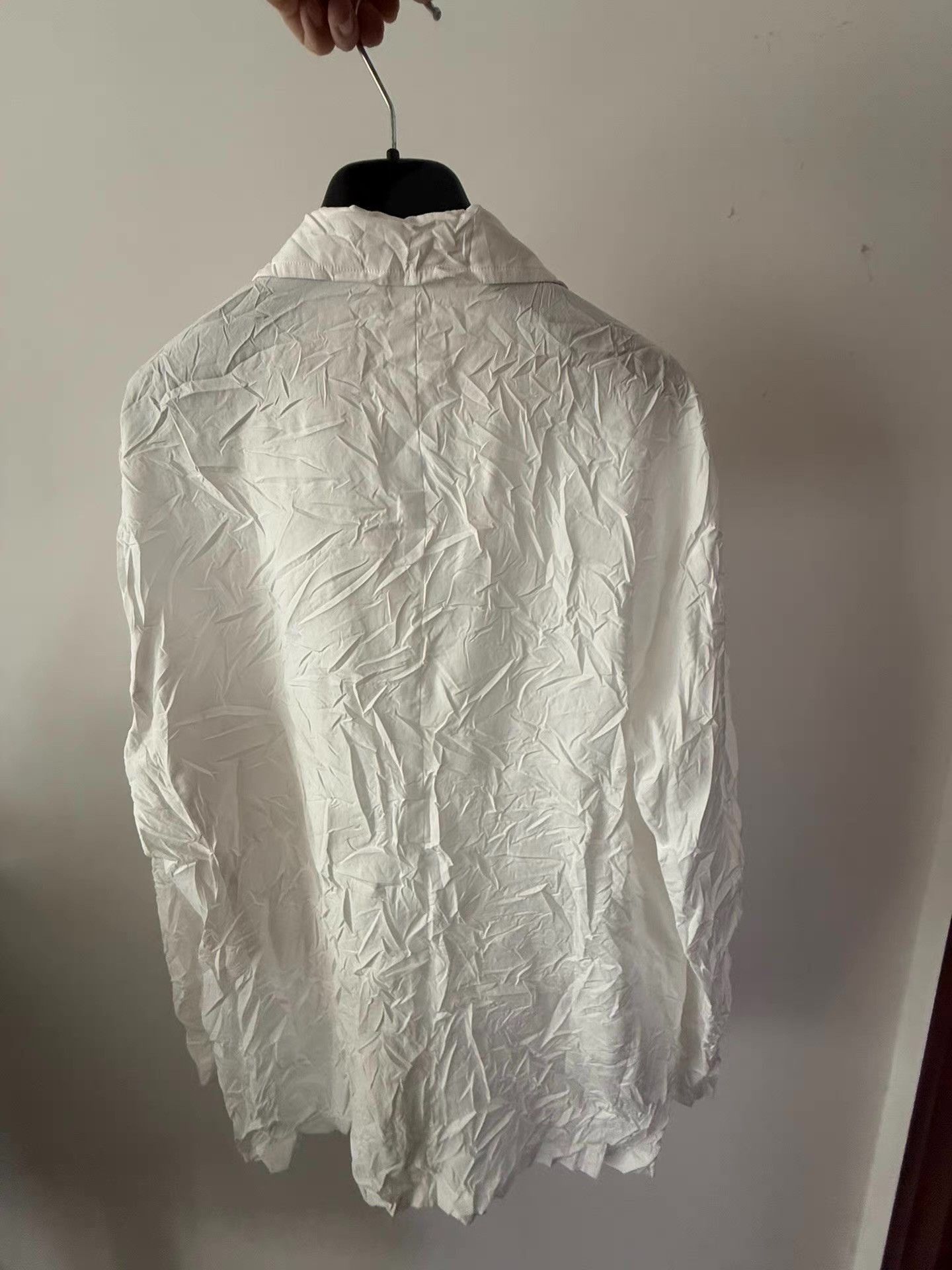 Auralee White Long Sleeve Button Up Shirt Size US XL / EU 56 / 4 - 2 Thumbnail