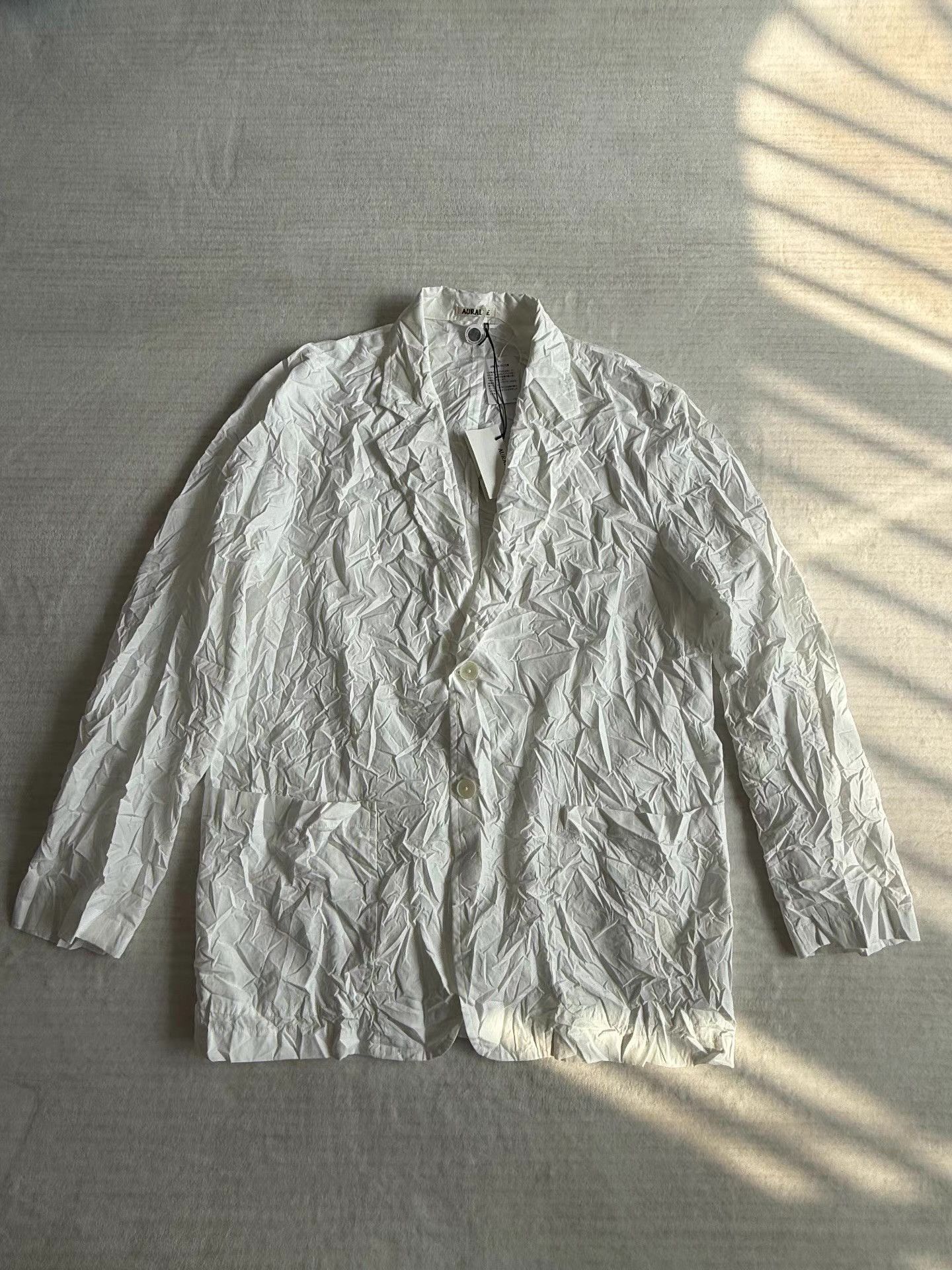 Auralee White Long Sleeve Button Up Shirt Size US XL / EU 56 / 4 - 6 Thumbnail