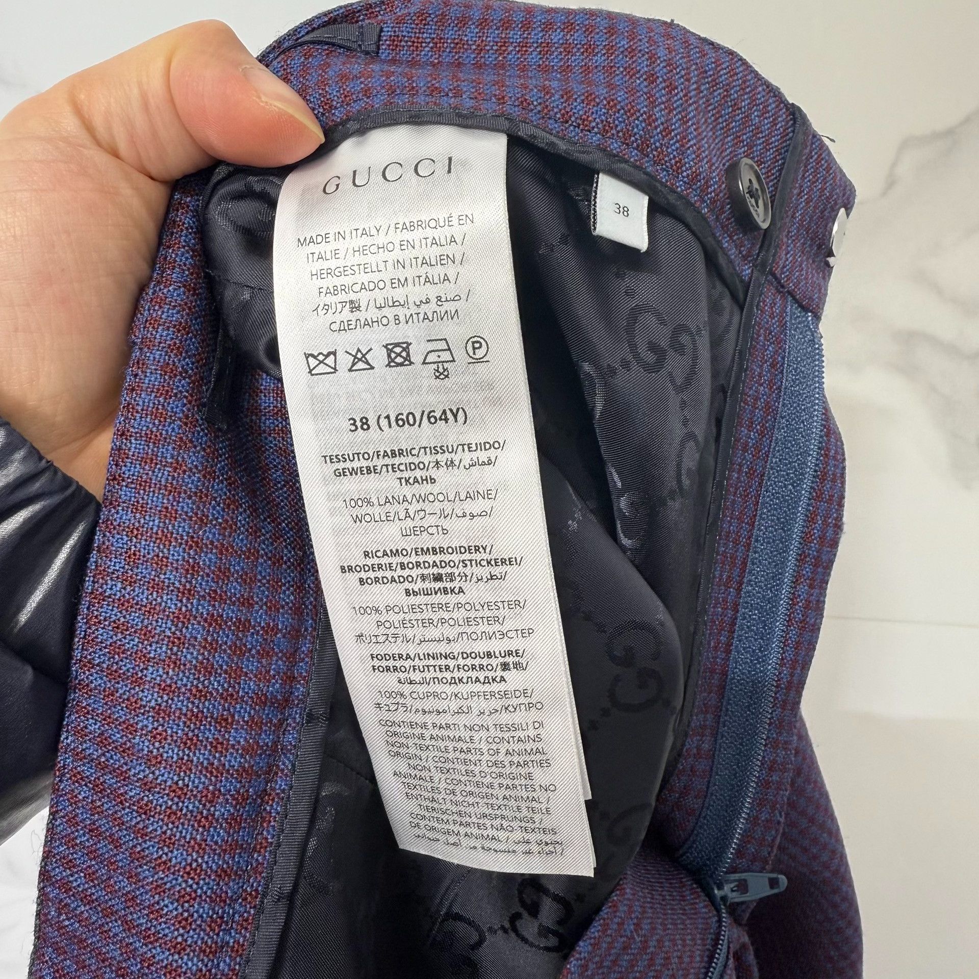 Gucci Gucci Plaid Pants Size 38 Size 26" / US 2 / IT 38 - 5 Thumbnail