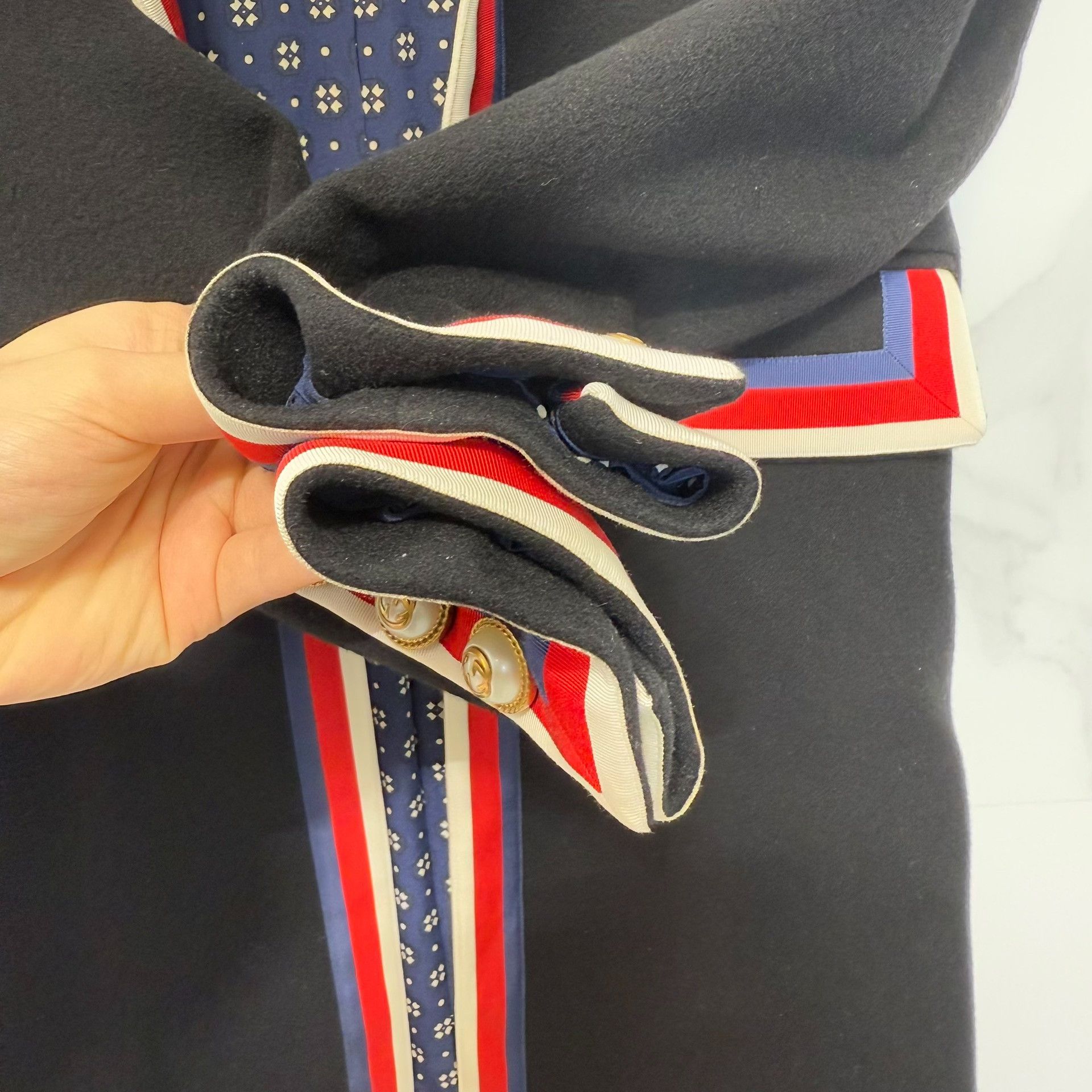 Gucci Gucci Wool Trimmed Jacket Size 36 Size XS / US 0-2 / IT 36-38 - 8 Thumbnail