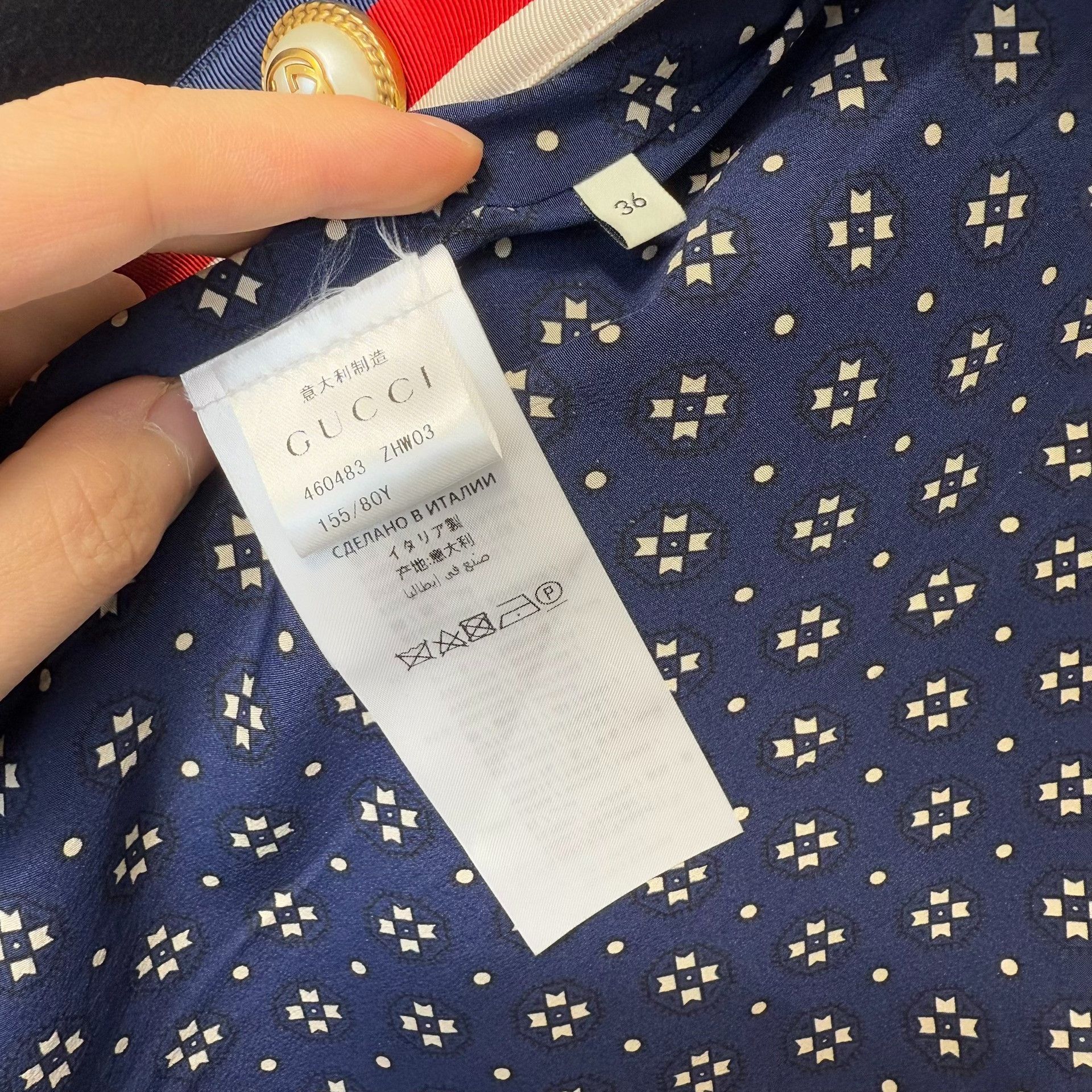 Gucci Gucci Wool Trimmed Jacket Size 36 Size XS / US 0-2 / IT 36-38 - 4 Thumbnail