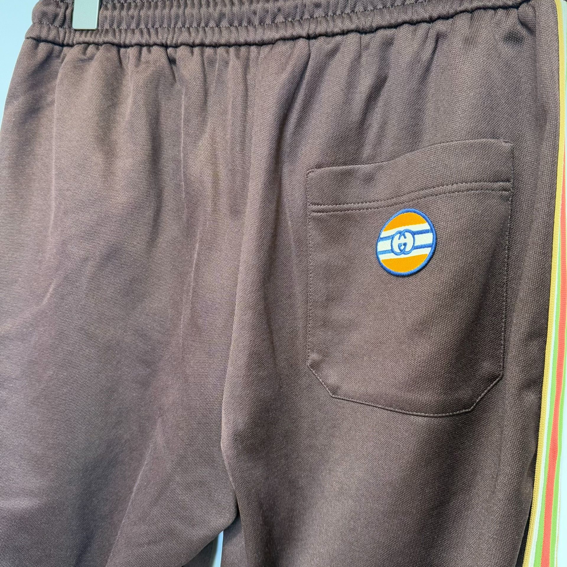 Gucci Gucci Brown Logo Stripe Sweatpants Size S Size US 30 / EU 46 - 4 Thumbnail