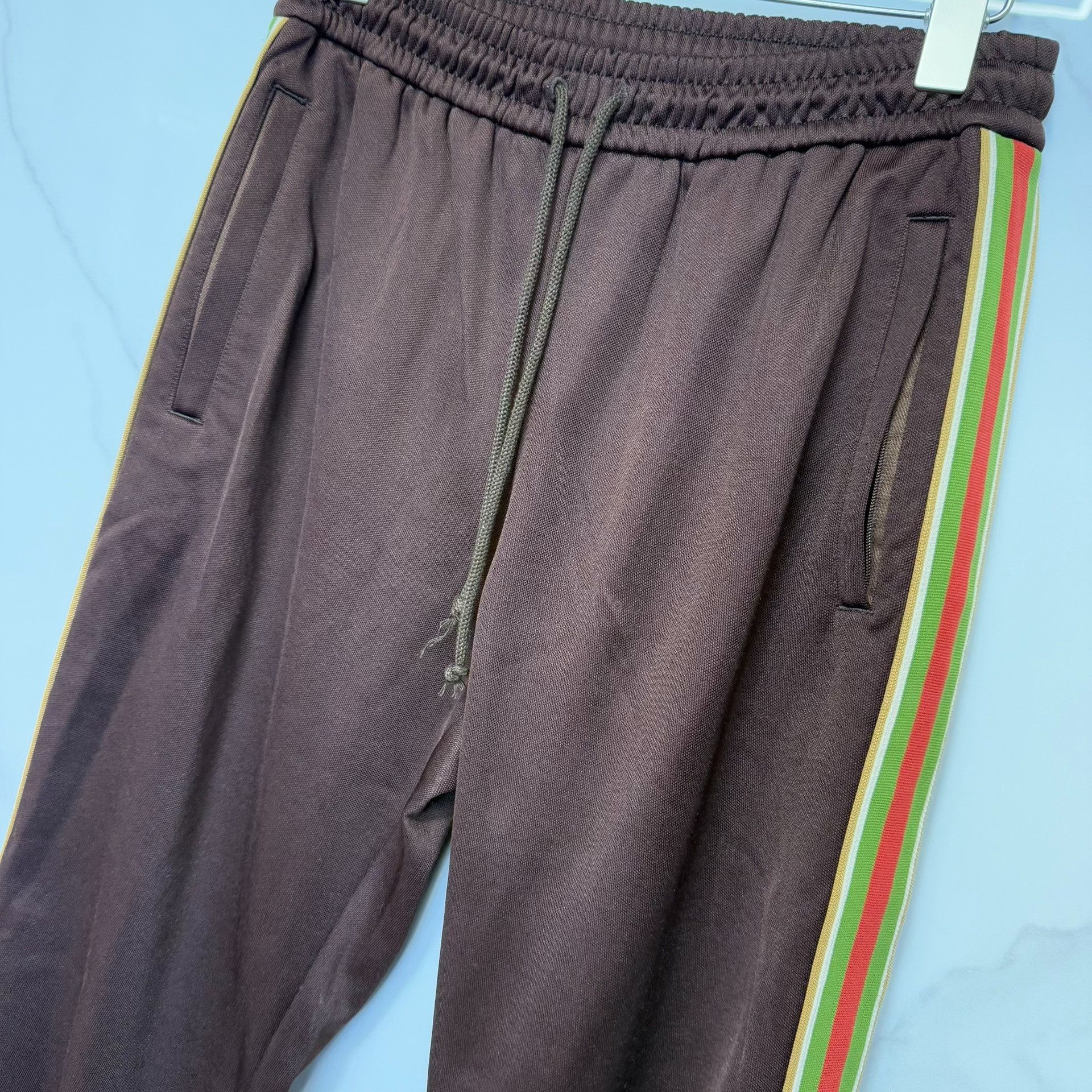 Gucci Gucci Brown Logo Stripe Sweatpants Size S Size US 30 / EU 46 - 6 Thumbnail