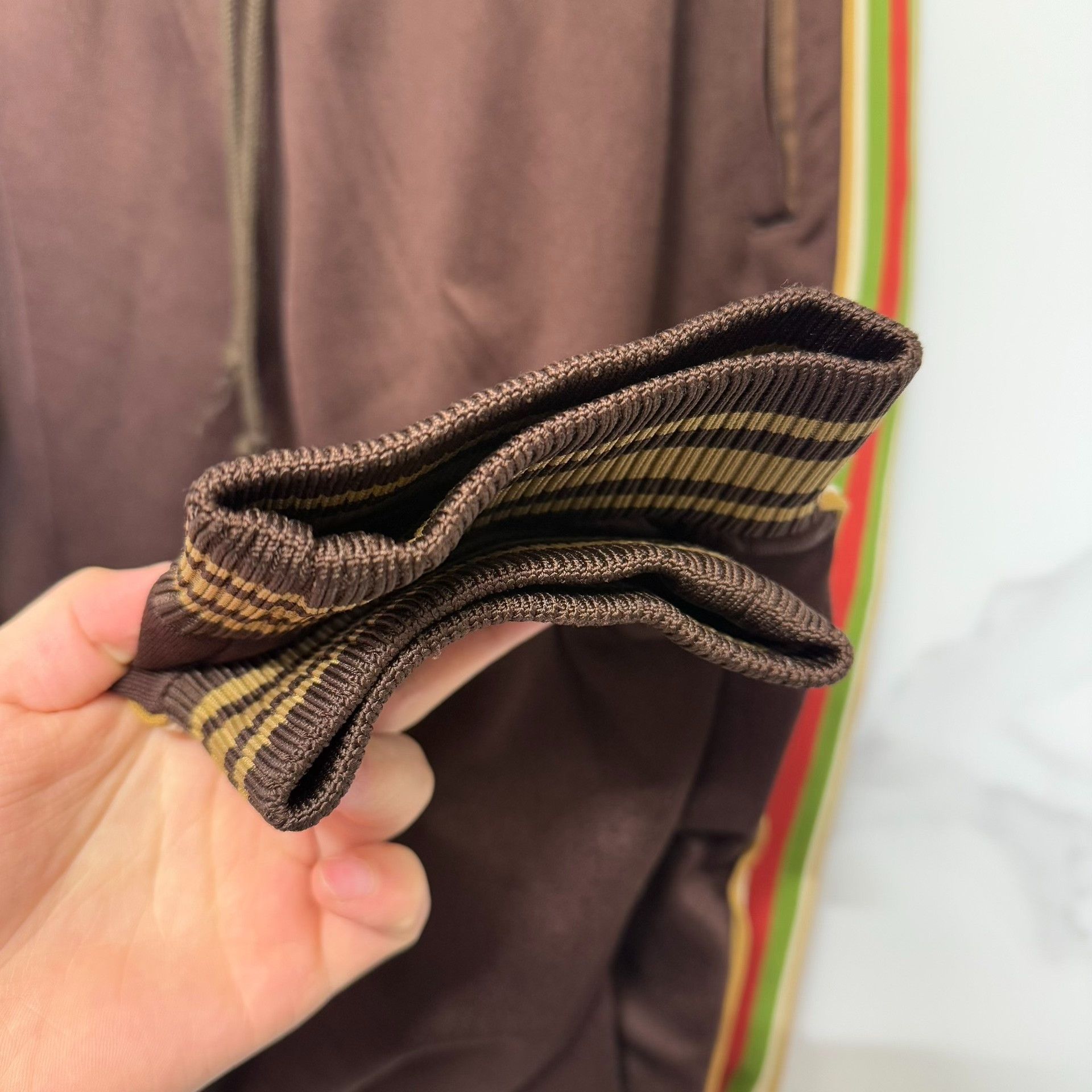 Gucci Gucci Brown Logo Stripe Sweatpants Size S Size US 30 / EU 46 - 7 Thumbnail