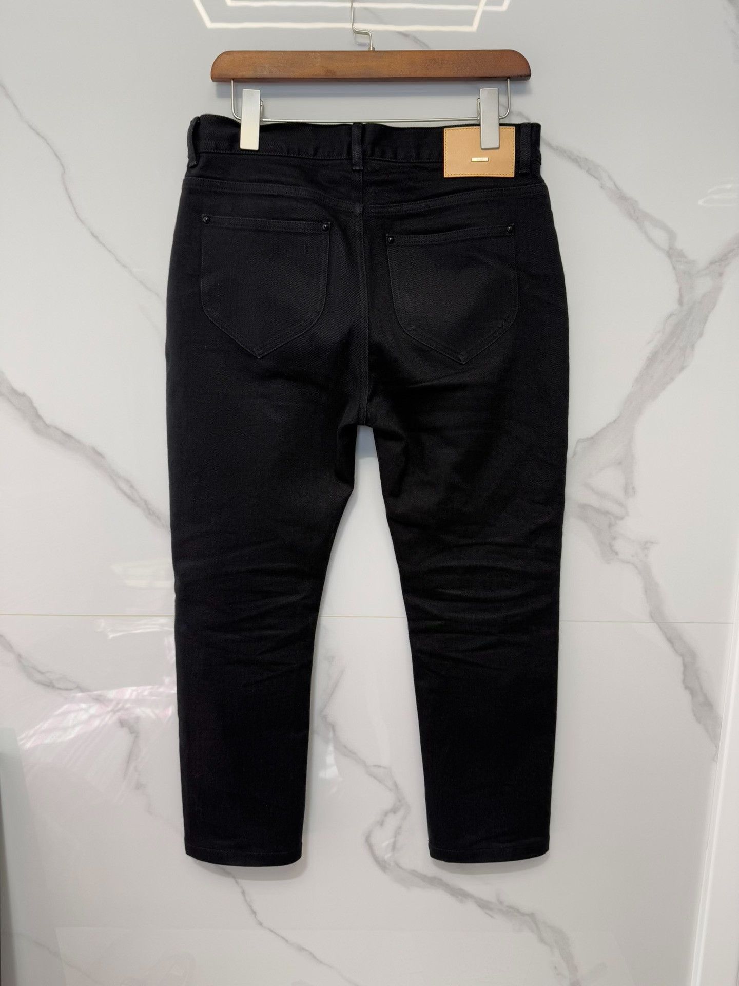Louis Vuitton Louis Vuitton Black Denim Jeans Size 29 Size US 29 - 3 Thumbnail