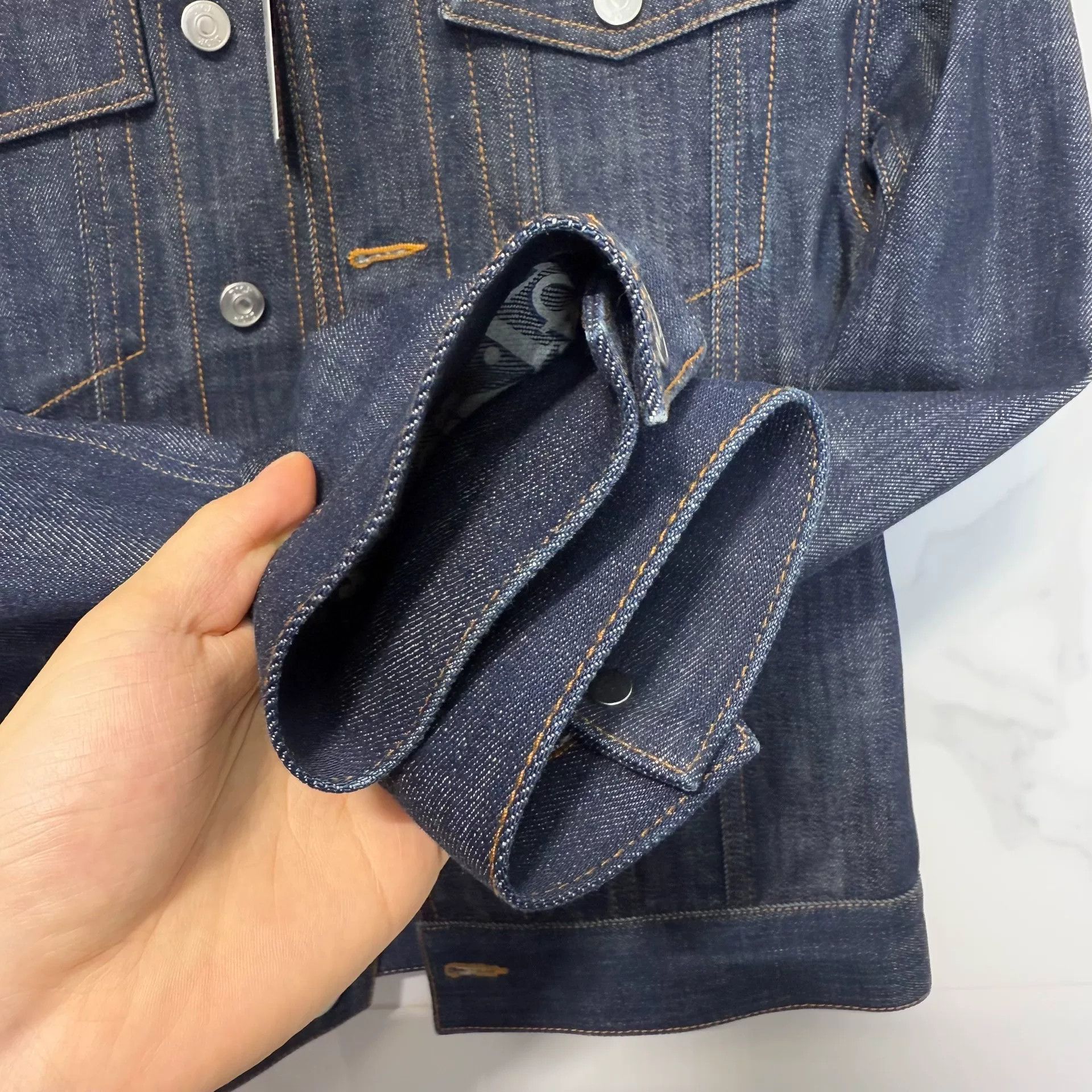 Dior Dior Monogram Lining Denim Jacket Size 44 Size US S / EU 44-46 / 1 - 7 Thumbnail