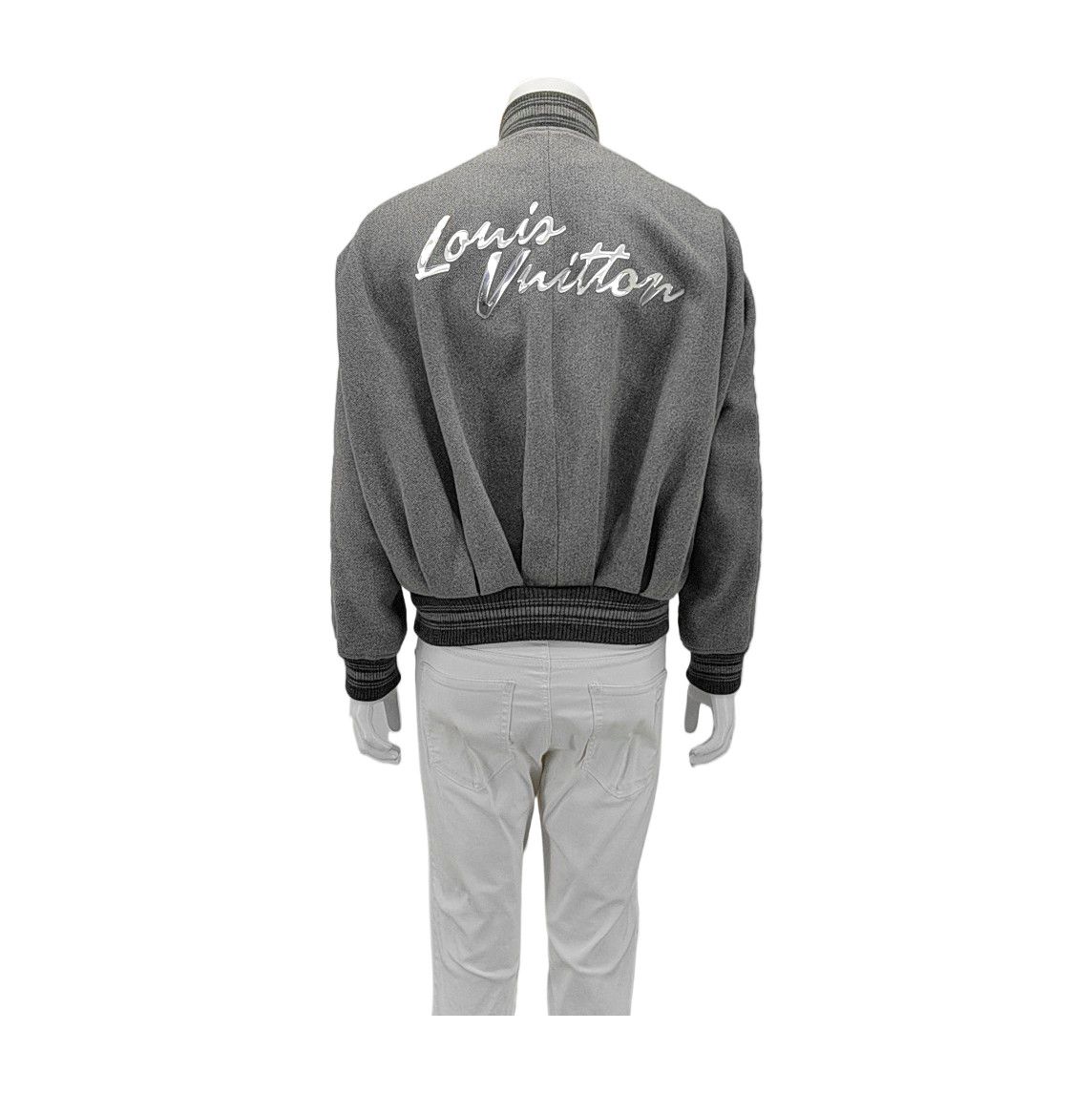 Louis Vuitton Louis Vuitton Wool Logo Patch Varsity Jacket Size M Size US M / EU 48-50 / 2 - 2 Thumbnail
