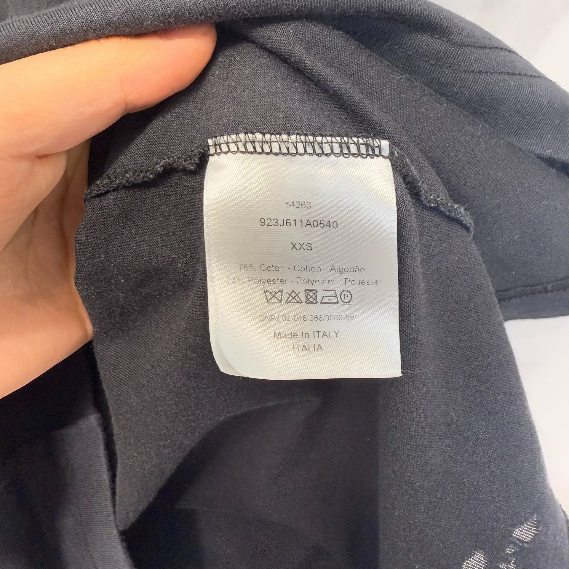 Dior Dior Oblique Cutout T-Shirt Size XXS Size US XXS / EU 40 - 4 Thumbnail