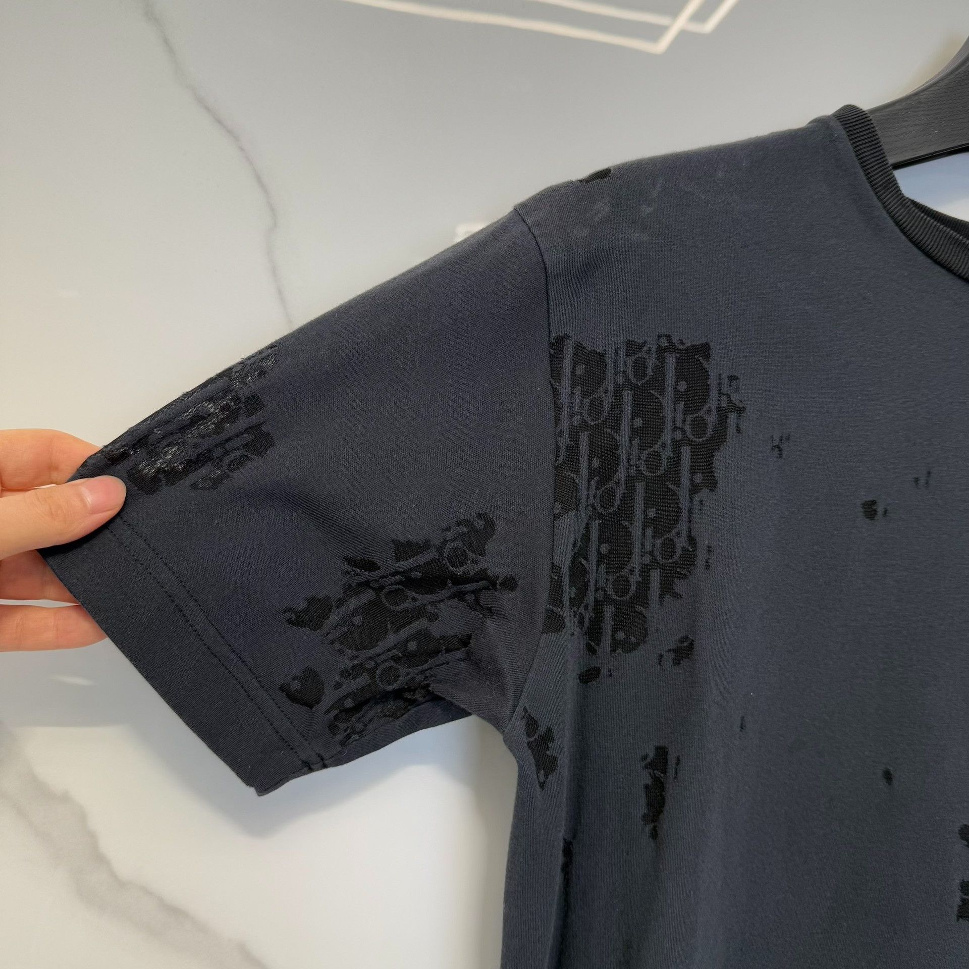 Dior Dior Oblique Cutout T-Shirt Size XXS Size US XXS / EU 40 - 6 Thumbnail