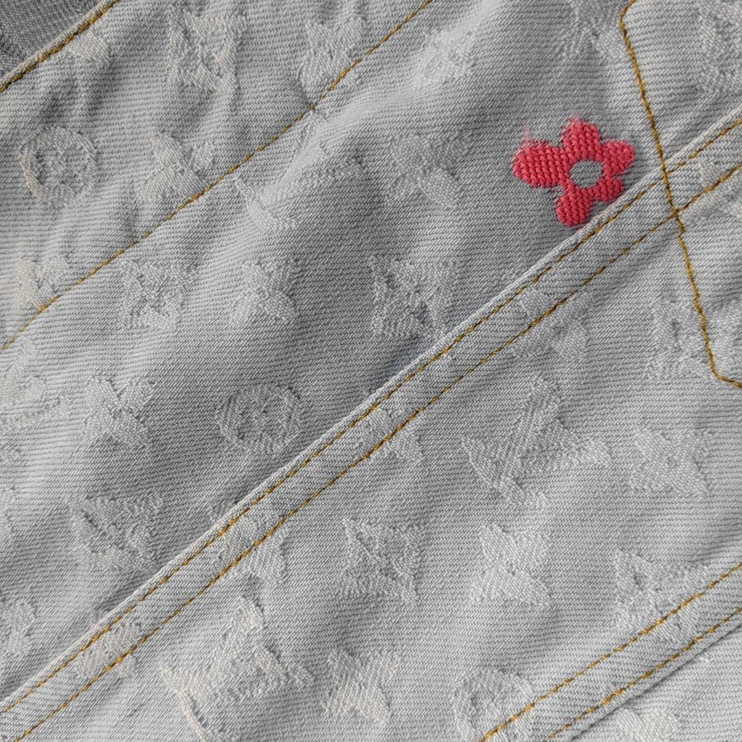 Louis Vuitton Louis Vuitton Monogram Denim Jacket Size M Size US M / EU 48-50 / 2 - 9 Thumbnail