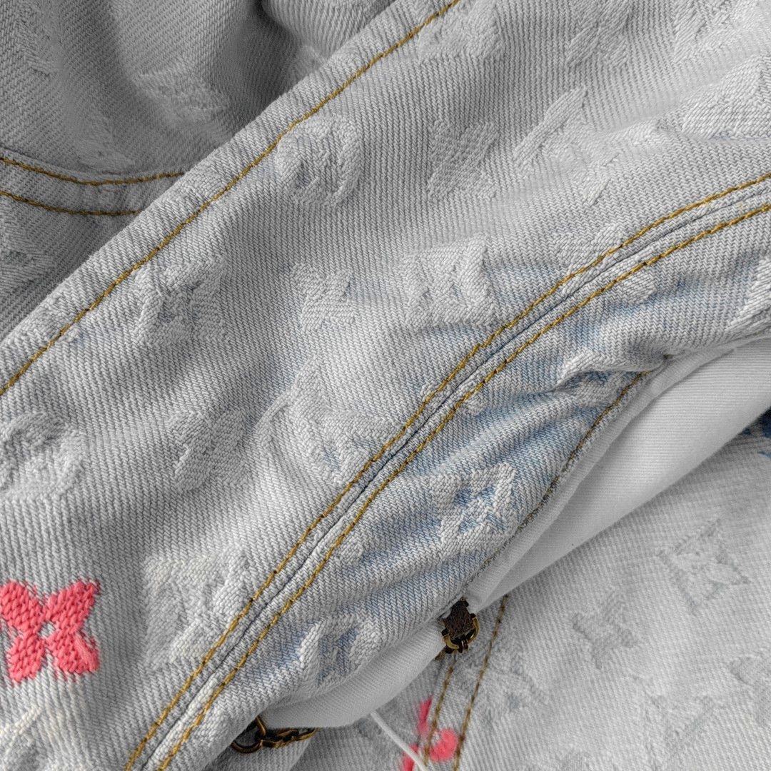 Louis Vuitton Louis Vuitton Monogram Denim Jacket Size M Size US M / EU 48-50 / 2 - 6 Thumbnail