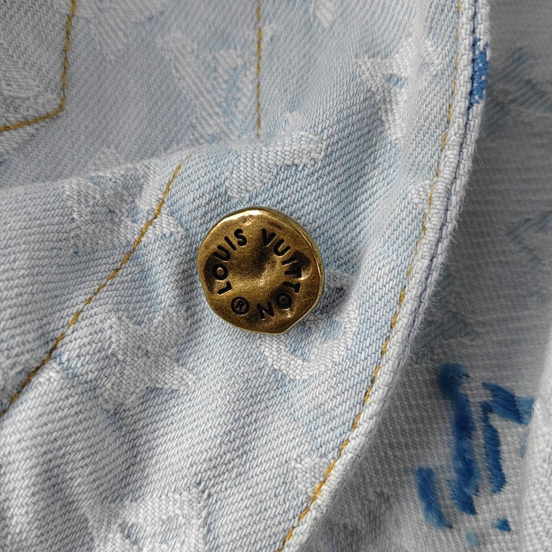 Louis Vuitton Louis Vuitton Monogram Denim Jacket Size M Size US M / EU 48-50 / 2 - 5 Thumbnail