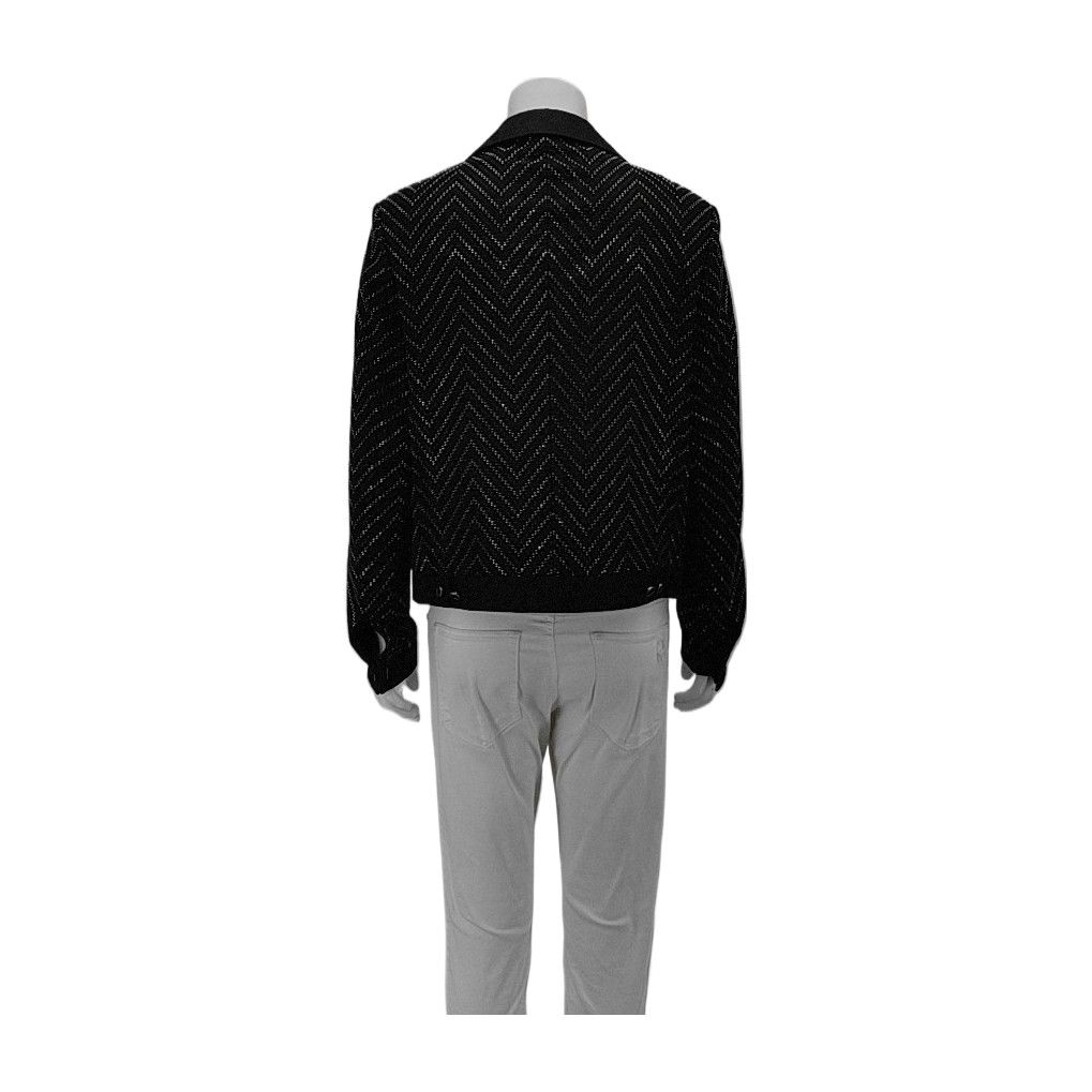 Louis Vuitton Louis Vuitton Mohair Chevron Zip Jacket Size 52 Size US L / EU 52-54 / 3 - 2 Thumbnail