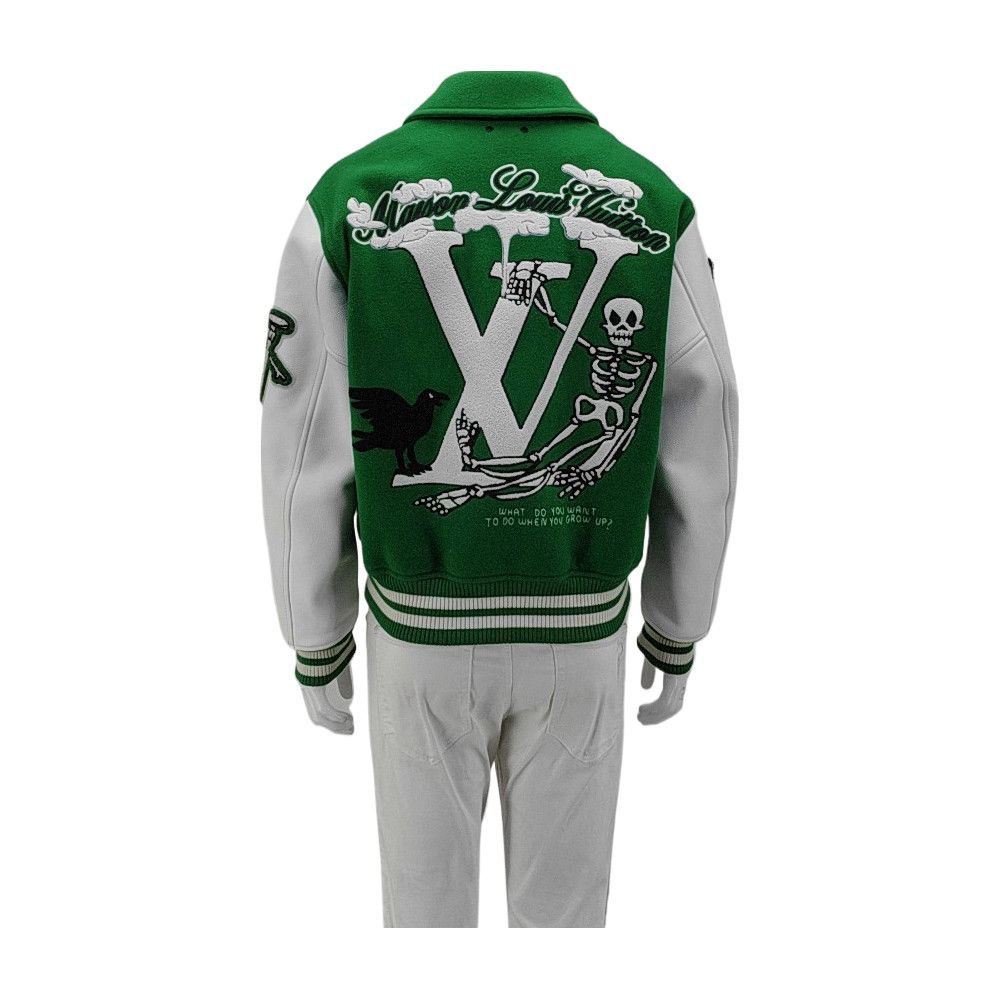 Louis Vuitton Louis Vuitton Skeleton Graphic Varsity Jacket Size M Size US M / EU 48-50 / 2 - 2 Thumbnail