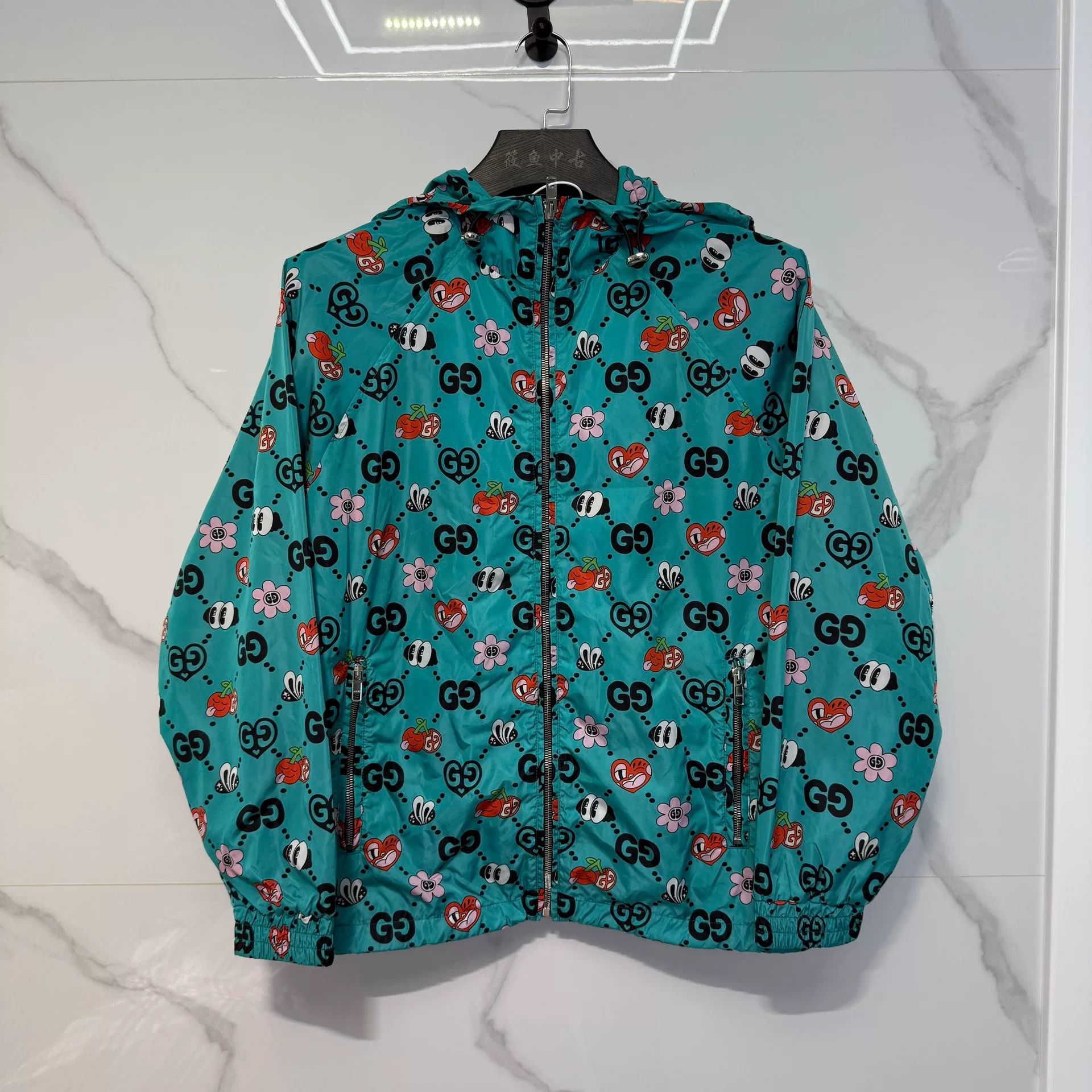 Gucci Gucci Heart Print Windbreaker Size XXS Size US XXS / EU 40 - 2 Thumbnail