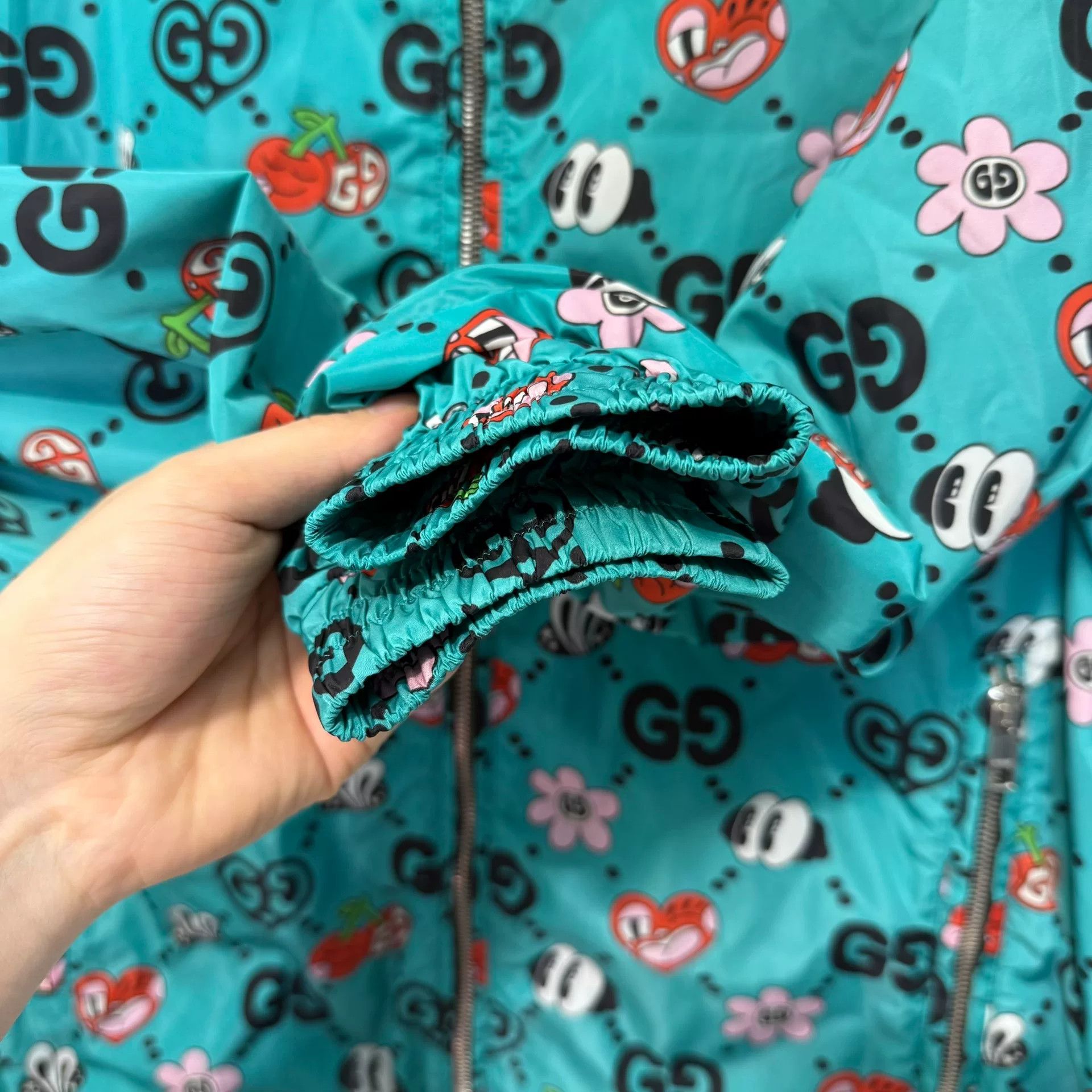 Gucci Gucci Heart Print Windbreaker Size XXS Size US XXS / EU 40 - 9 Thumbnail