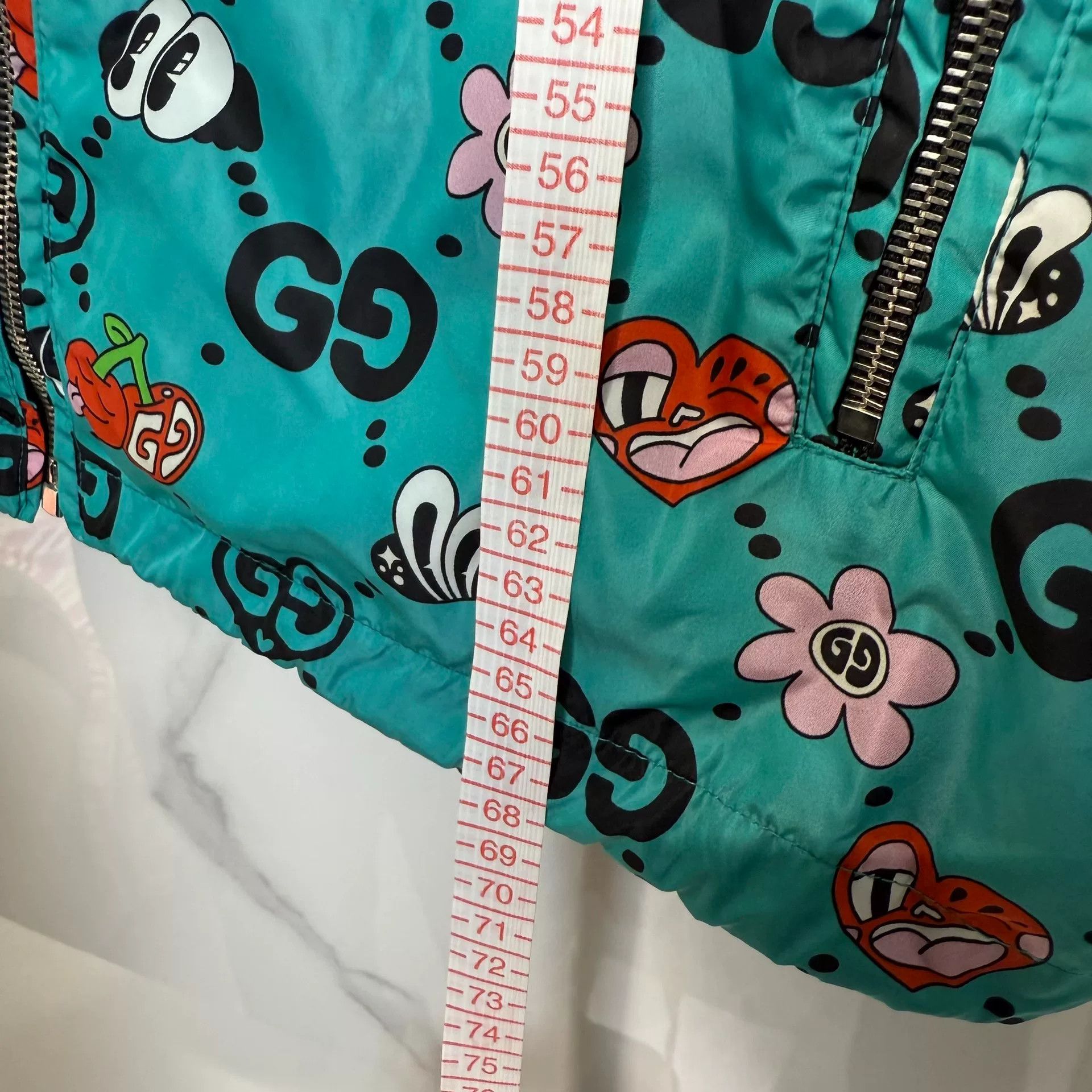 Gucci Gucci Heart Print Windbreaker Size XXS Size US XXS / EU 40 - 7 Thumbnail