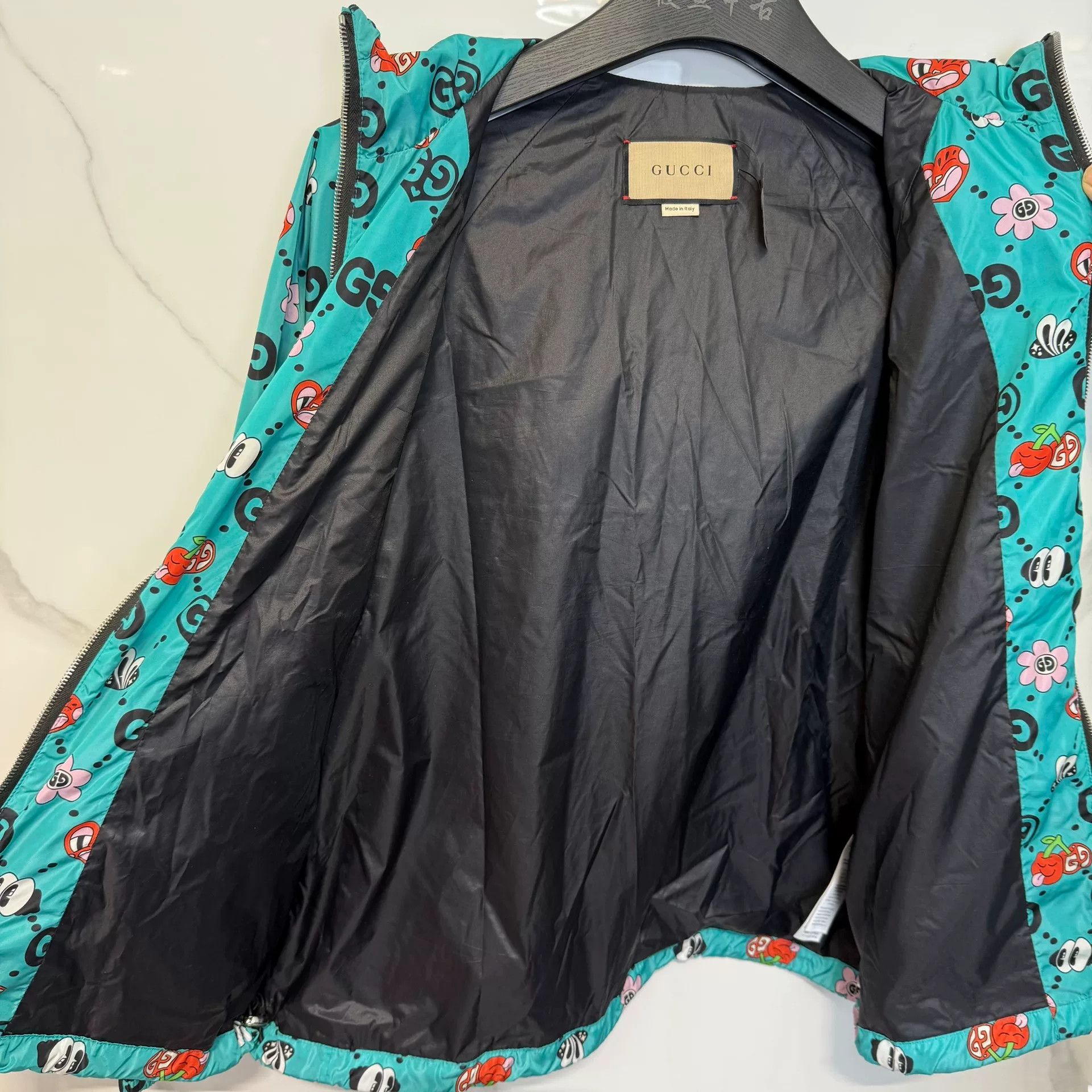 Gucci Gucci Heart Print Windbreaker Size XXS Size US XXS / EU 40 - 4 Thumbnail