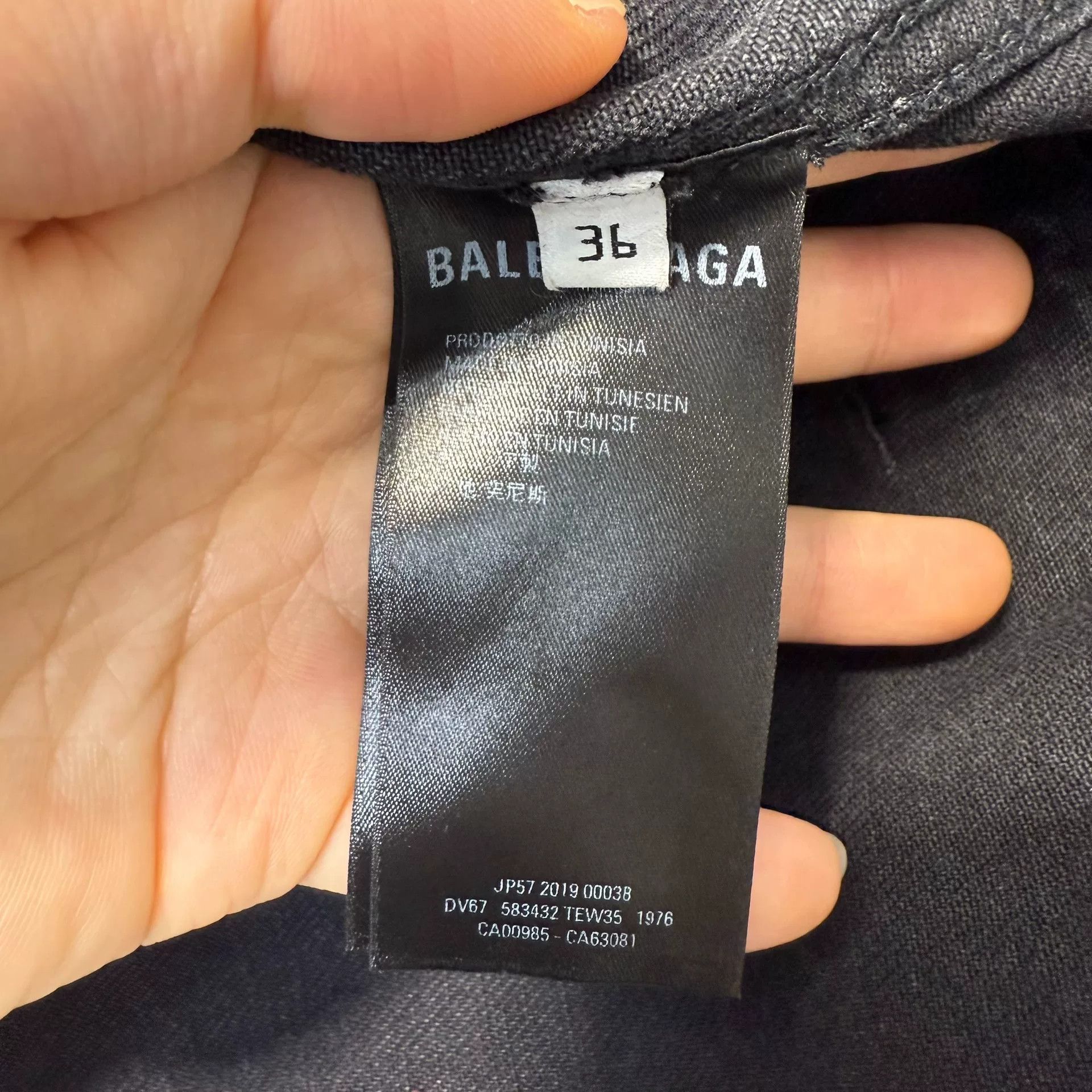 Balenciaga Balenciaga Embroidered Denim Jacket Size 36 Size XS / US 0-2 / IT 36-38 - 4 Thumbnail