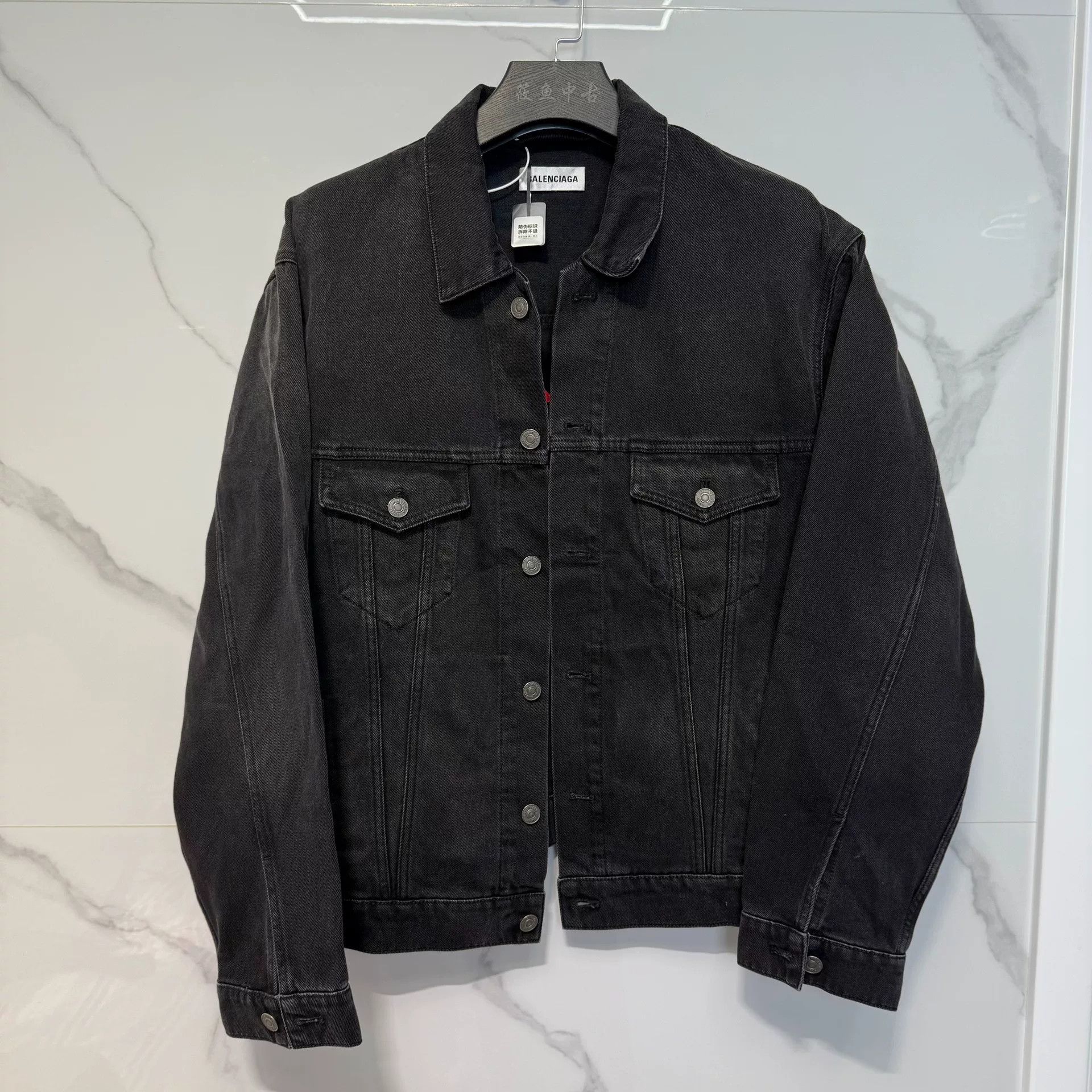 Balenciaga Balenciaga Embroidered Denim Jacket Size 36 Size XS / US 0-2 / IT 36-38 - 2 Thumbnail