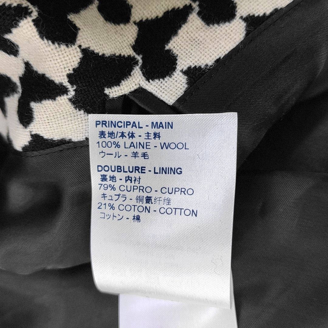 Louis Vuitton Louis Vuitton Houndstooth Wool Coat Size 50 Size US M / EU 48-50 / 2 - 3 Thumbnail