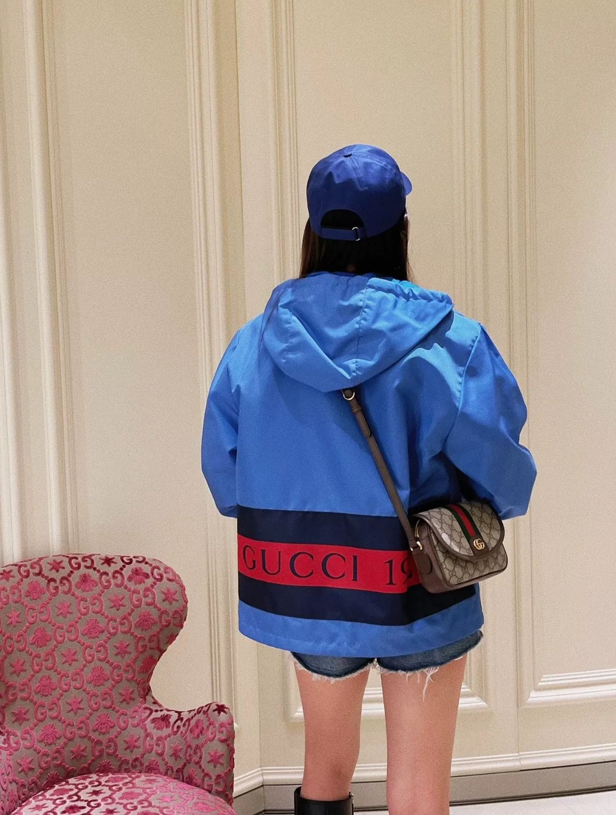 Gucci Gucci Logo Hooded Jacket Size S Size US S / EU 44-46 / 1 - 10 Thumbnail