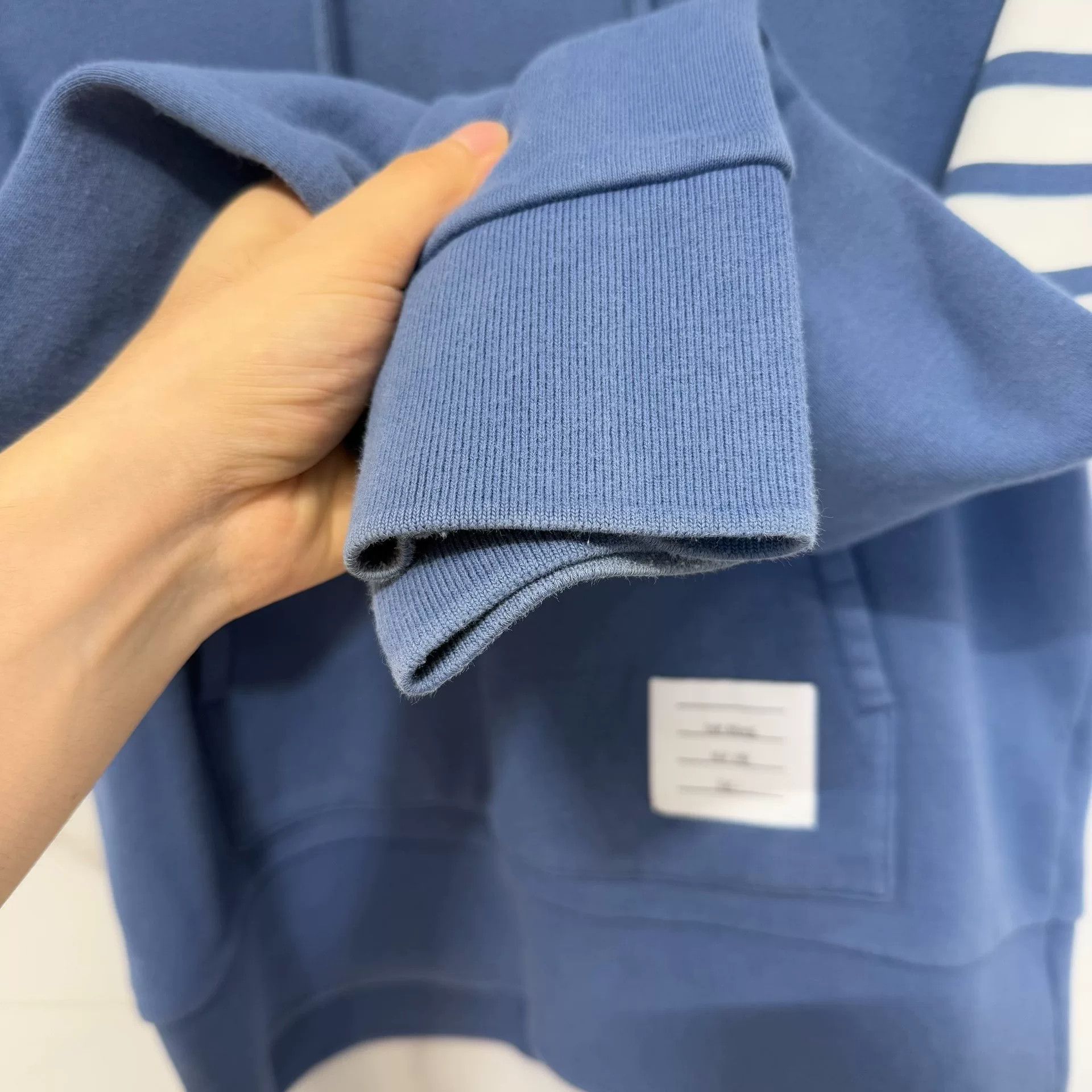 Thom Browne Thom Browne 4-Bar Stripe Hoodie Size 1 Size US S / EU 44-46 / 1 - 6 Thumbnail