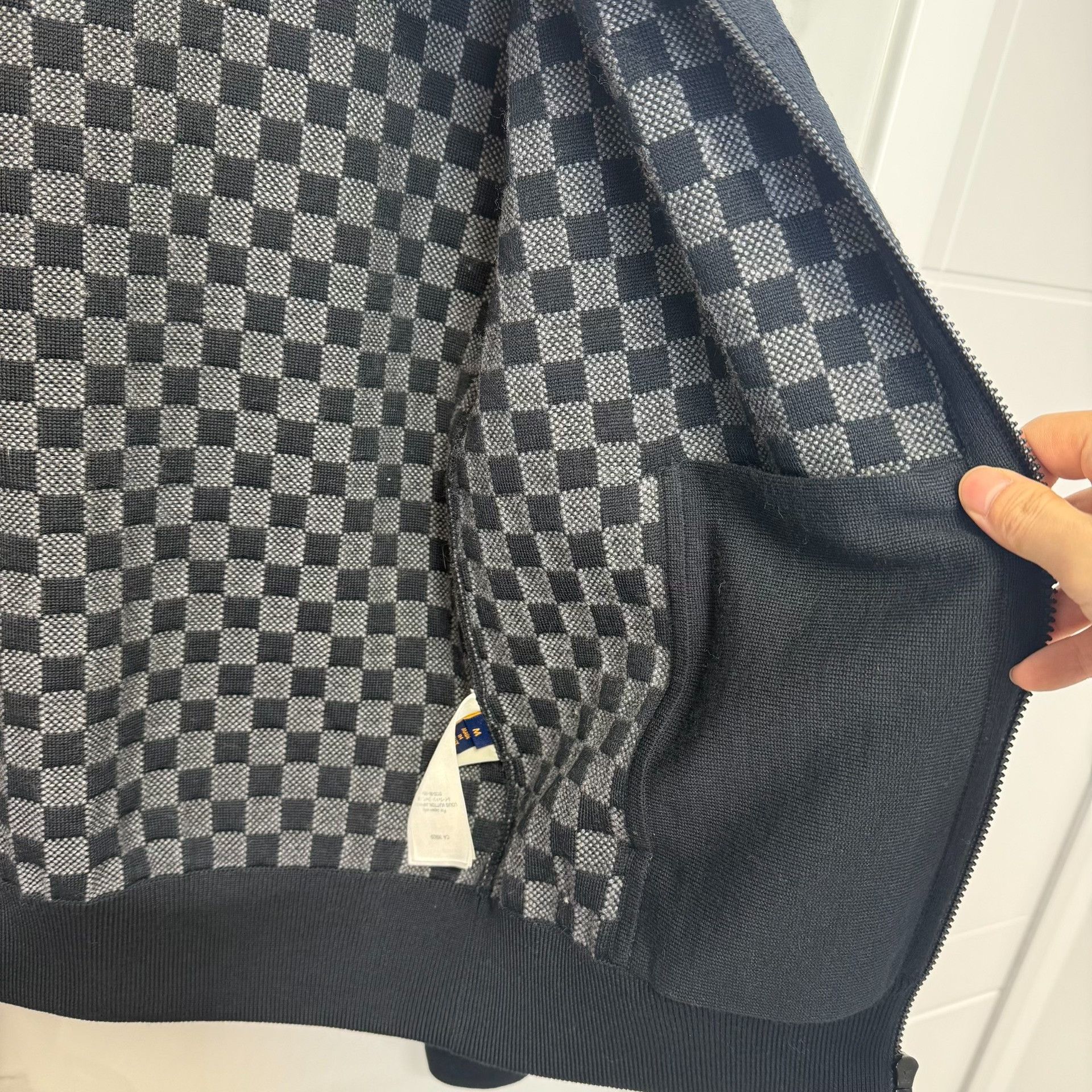 Louis Vuitton Louis Vuitton Checkerboard Wool Jacket Size M Size US M / EU 48-50 / 2 - 8 Thumbnail