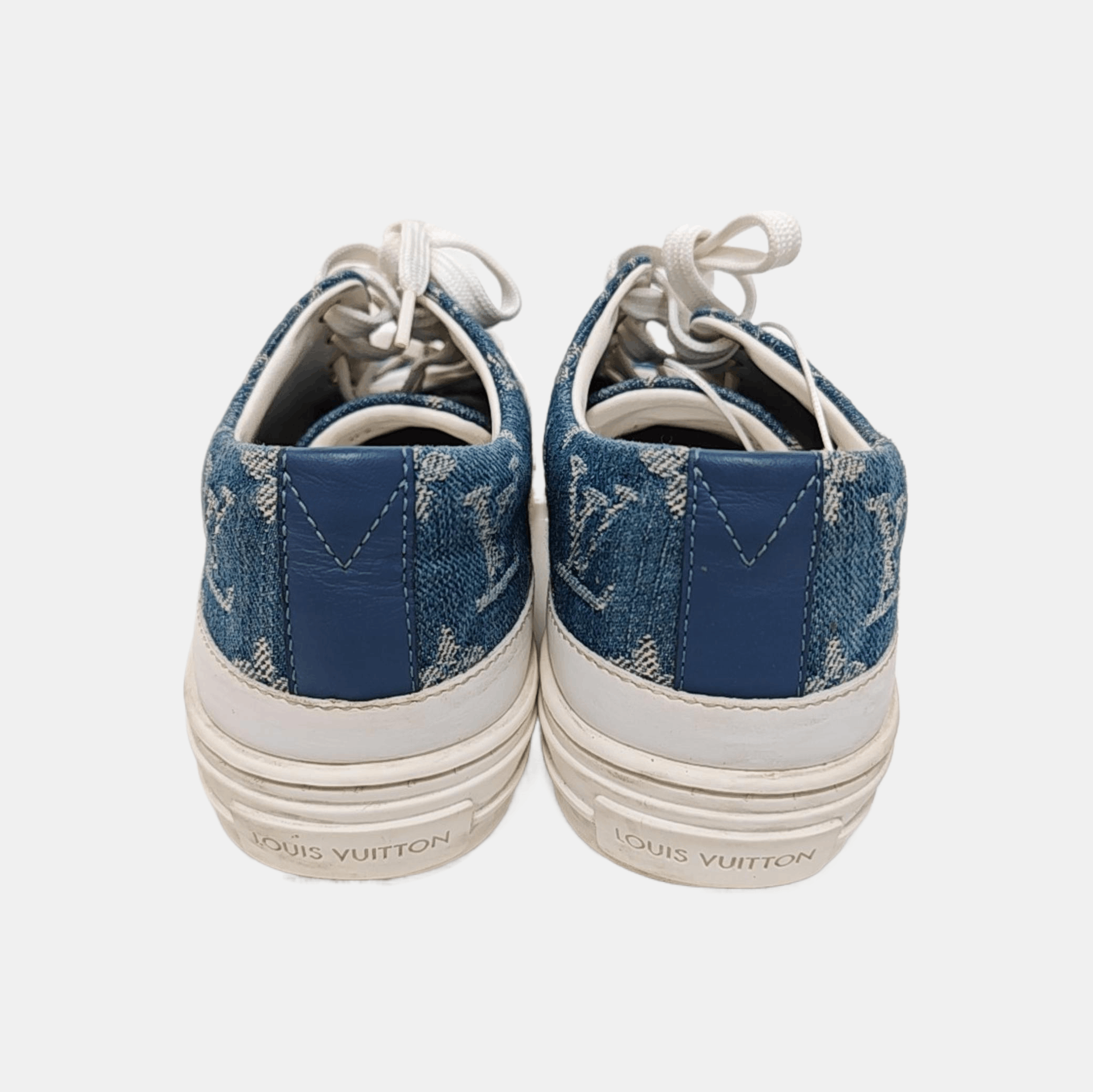 Louis Vuitton Louis Vuitton Monogram Denim Low-Top Sneakers Size 36.5 Size US 6.5 / IT 36.5 - 4 Thumbnail