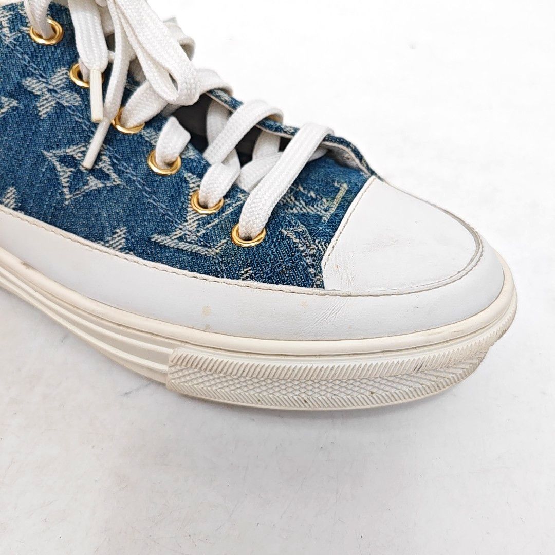 Louis Vuitton Louis Vuitton Monogram Denim Low-Top Sneakers Size 36.5 Size US 6.5 / IT 36.5 - 7 Thumbnail