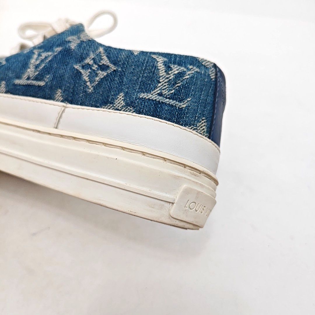 Louis Vuitton Louis Vuitton Monogram Denim Low-Top Sneakers Size 36.5 Size US 6.5 / IT 36.5 - 11 Thumbnail