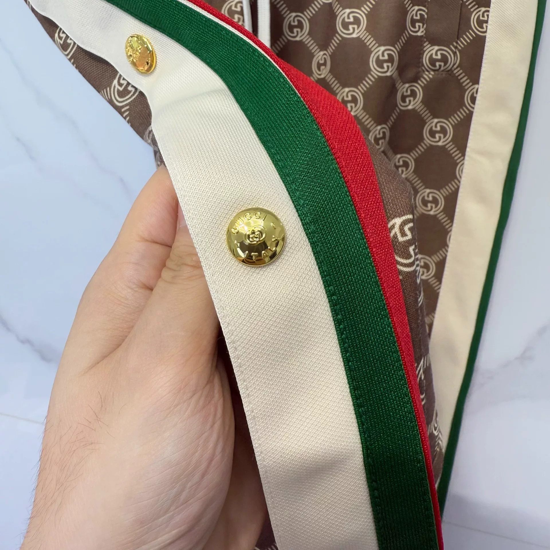Gucci Gucci GG Pattern Button Track Pants Size XS Size US 28 / EU 44 - 9 Thumbnail