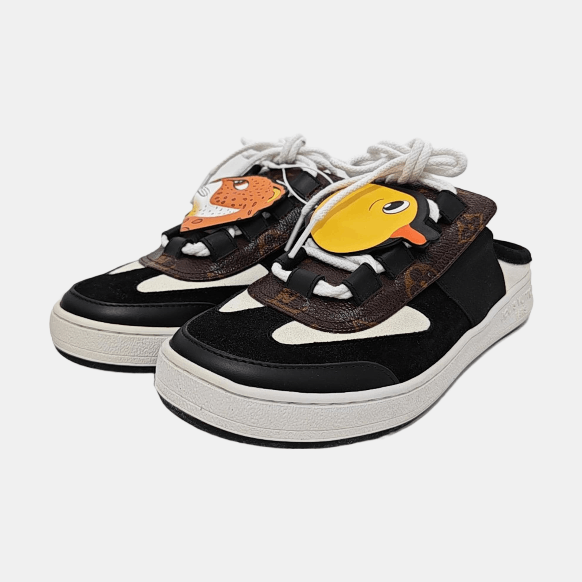Louis Vuitton Louis Vuitton Graphic Patch Slip On Mules Size 36.5 Size US 6.5 / IT 36.5 - 2 Thumbnail