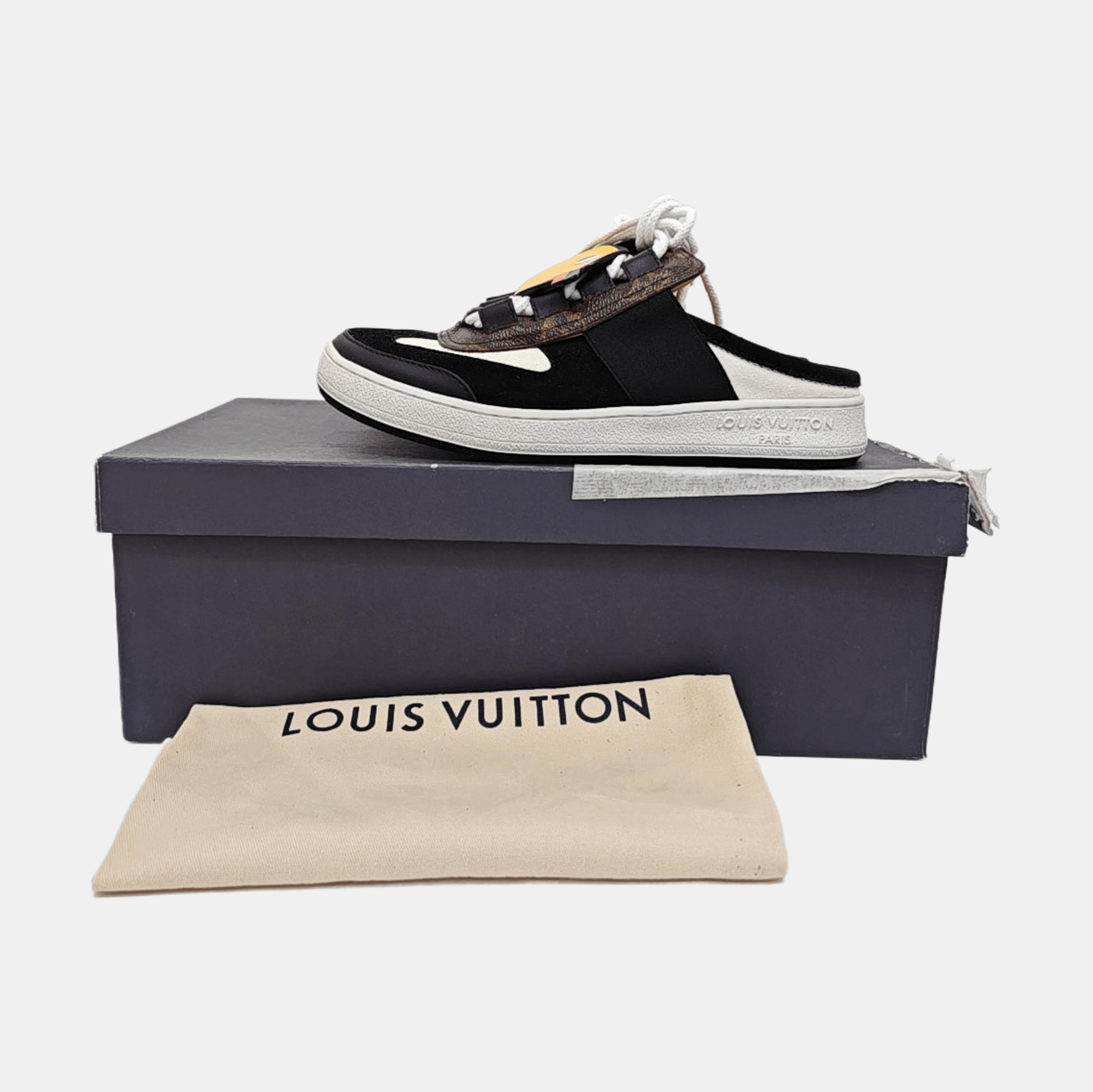 Louis Vuitton Louis Vuitton Graphic Patch Slip On Mules Size 36.5 Size US 6.5 / IT 36.5 - 6 Thumbnail