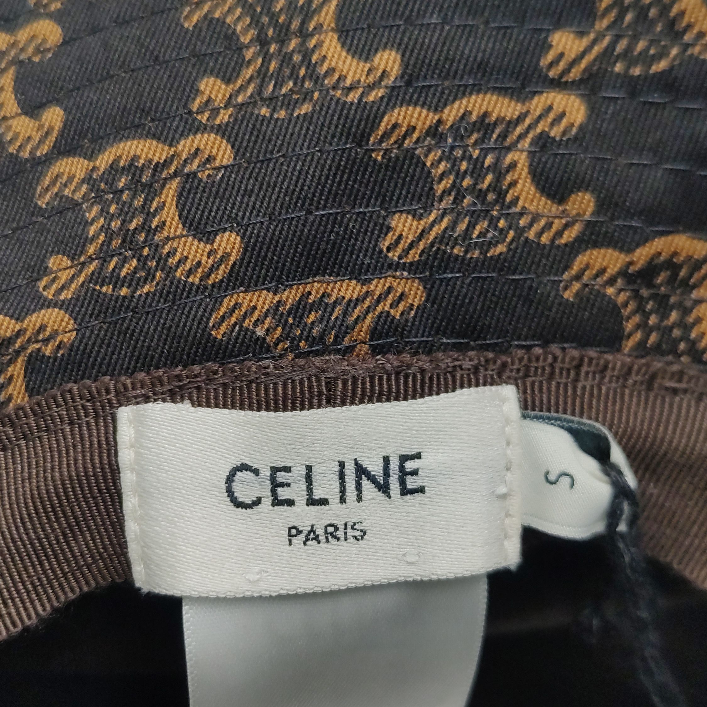 Celine Celine Triomphe Bucket Hat Size S Size ONE SIZE - 8 Thumbnail