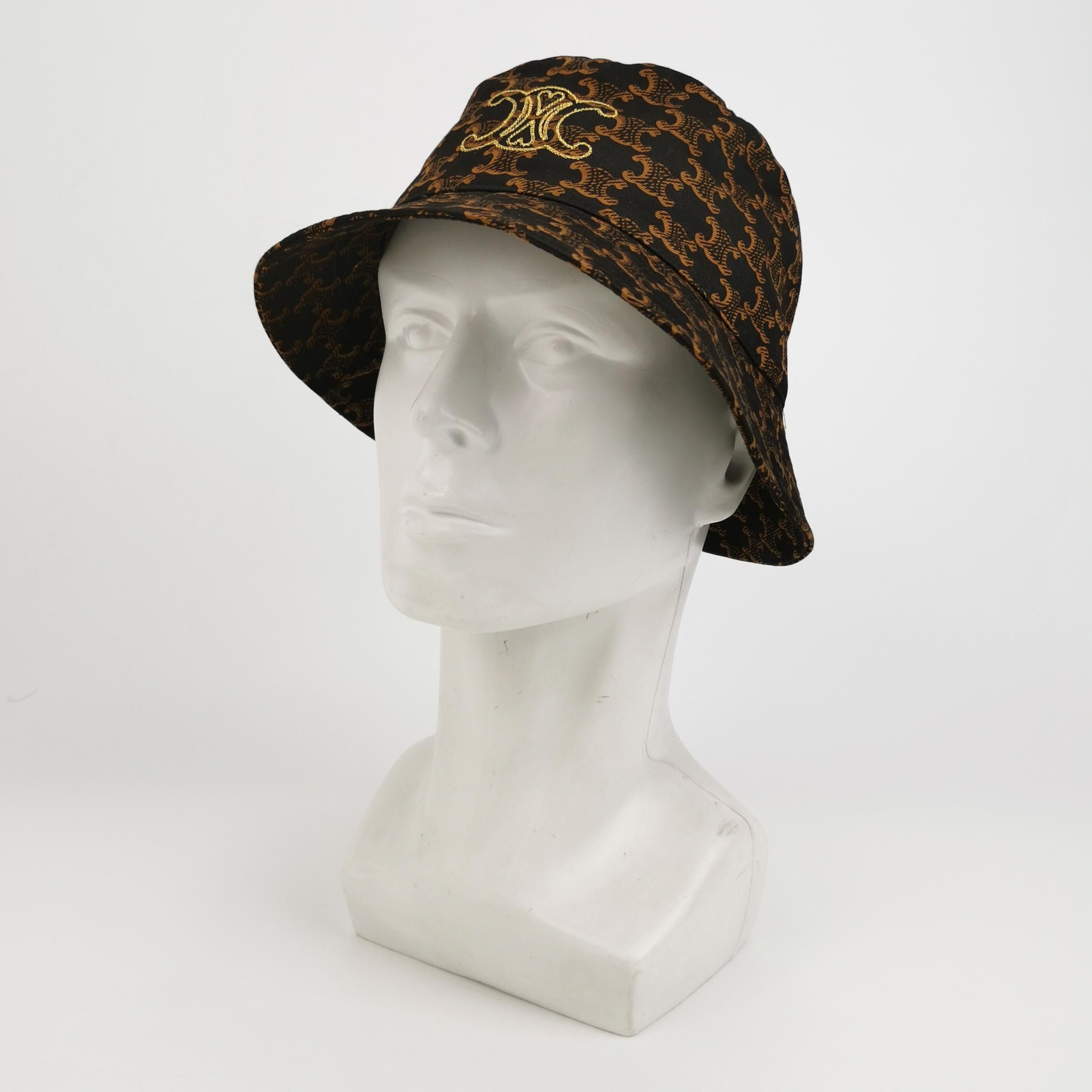 Celine Celine Triomphe Bucket Hat Size S Size ONE SIZE - 2 Thumbnail