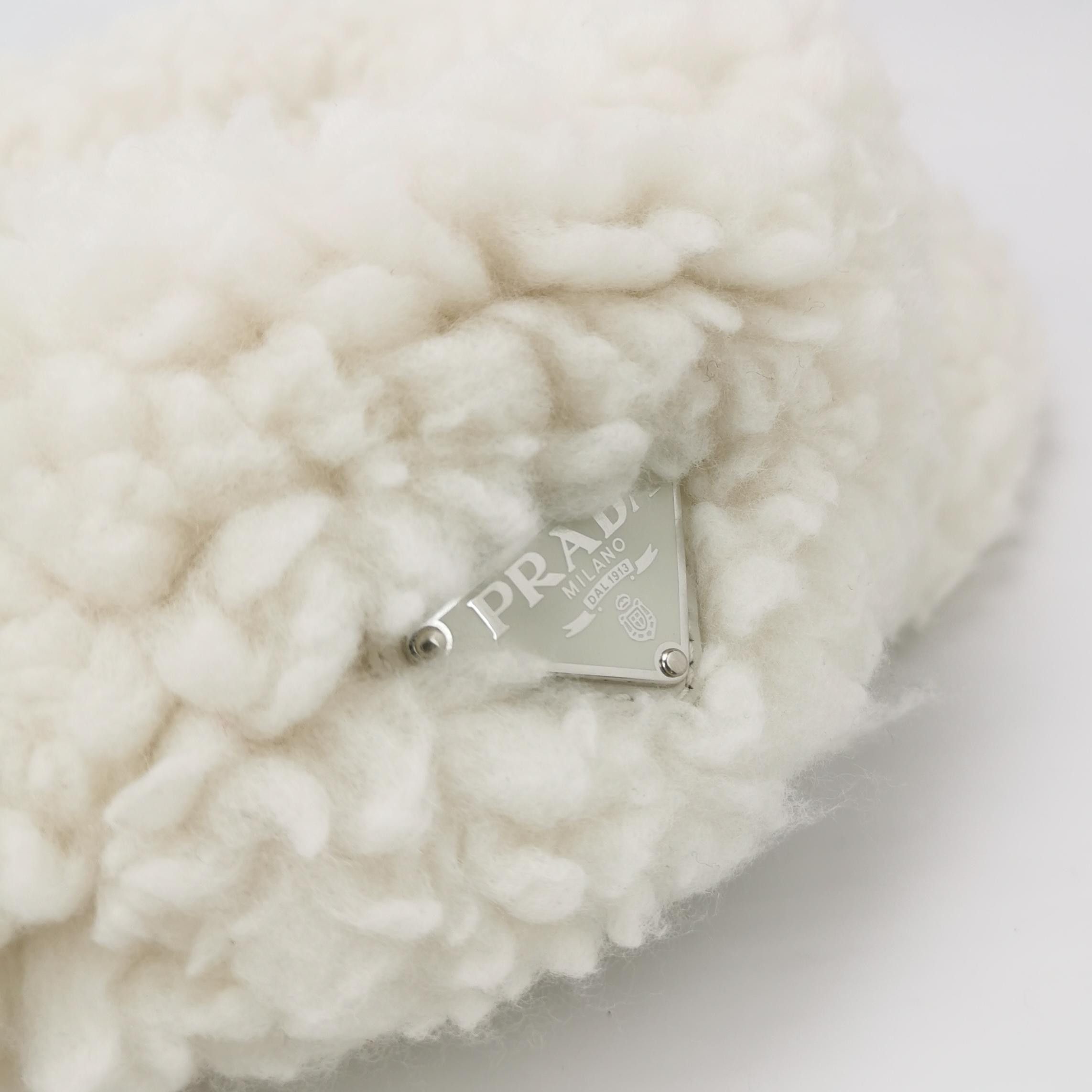 Prada Prada Shearling Baseball Cap Size M Size ONE SIZE - 4 Thumbnail