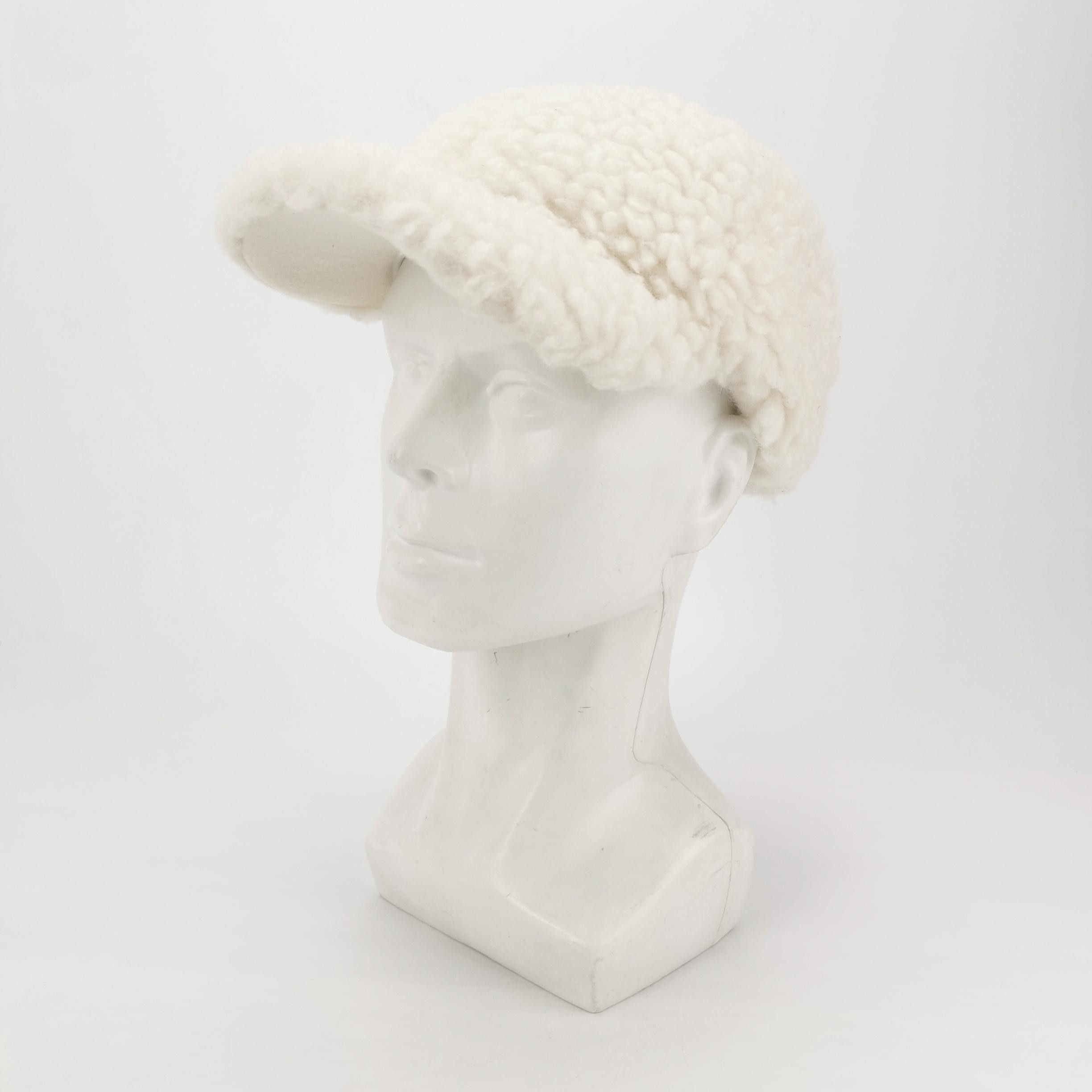 Prada Prada Shearling Baseball Cap Size M Size ONE SIZE - 2 Thumbnail