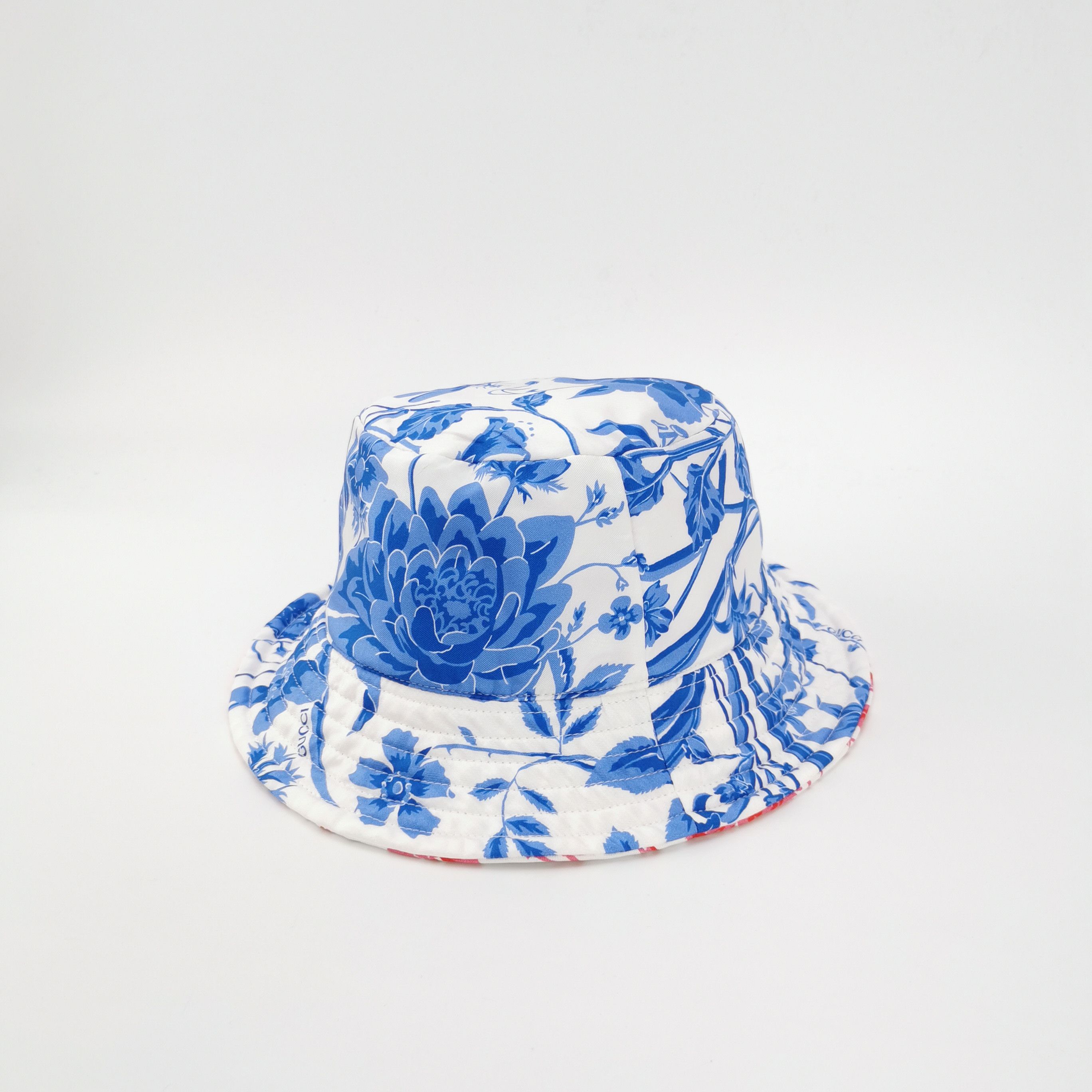 Gucci Gucci Floral Silk Reversible Bucket Hat Size L Size ONE SIZE - 6 Thumbnail