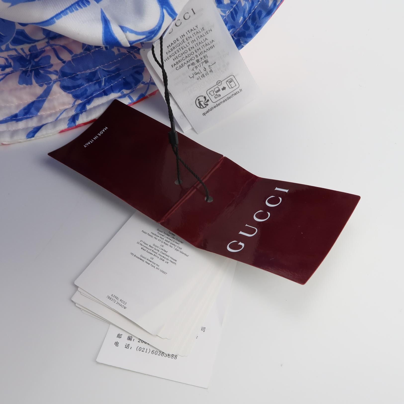 Gucci Gucci Floral Silk Reversible Bucket Hat Size L Size ONE SIZE - 5 Thumbnail