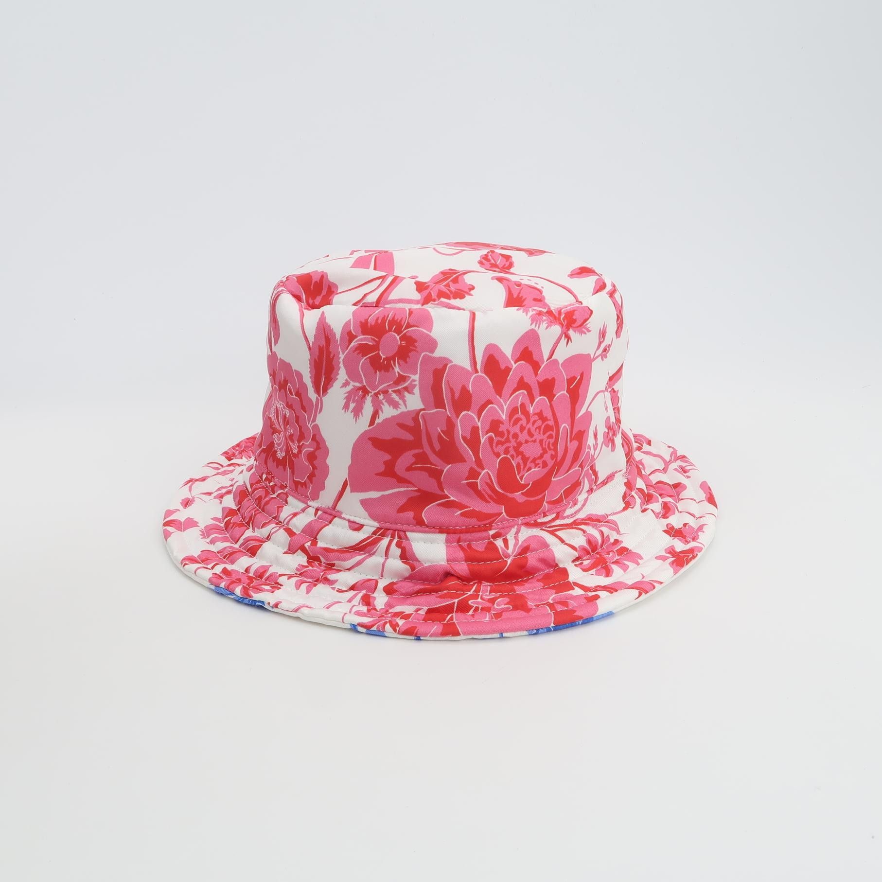 Gucci Gucci Floral Silk Reversible Bucket Hat Size L Size ONE SIZE - 3 Thumbnail