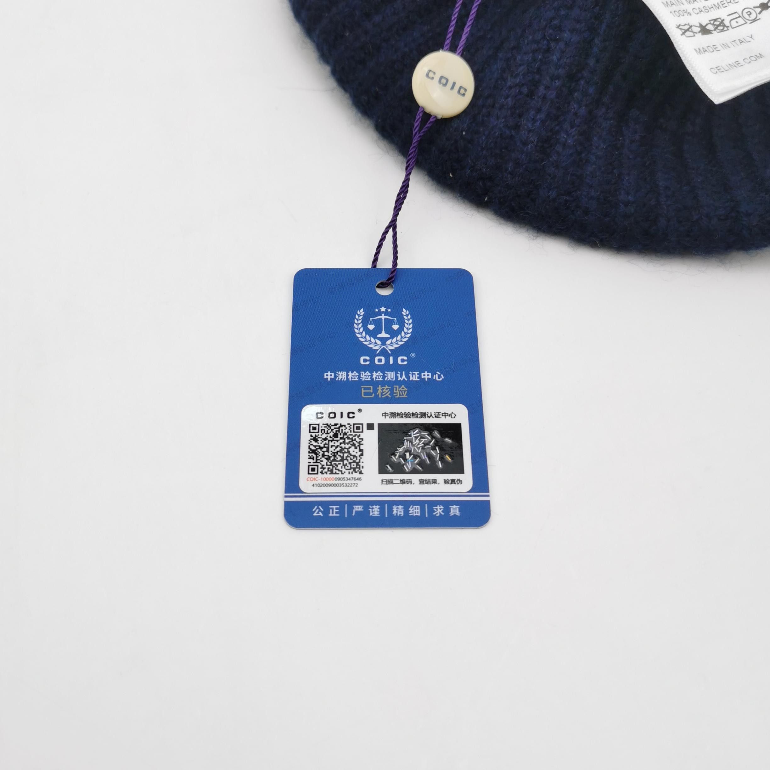 Celine Celine Triomphe Cashmere Beanie ONE SIZE Size ONE SIZE - 5 Thumbnail