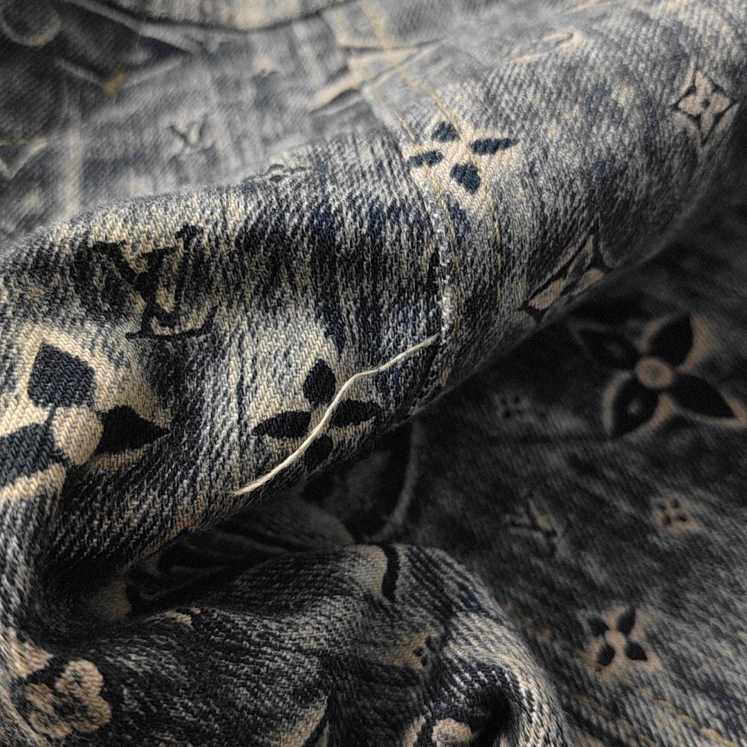 Louis Vuitton Louis Vuitton Monogram Denim Jeans Size 31 Size US 31 - 5 Thumbnail