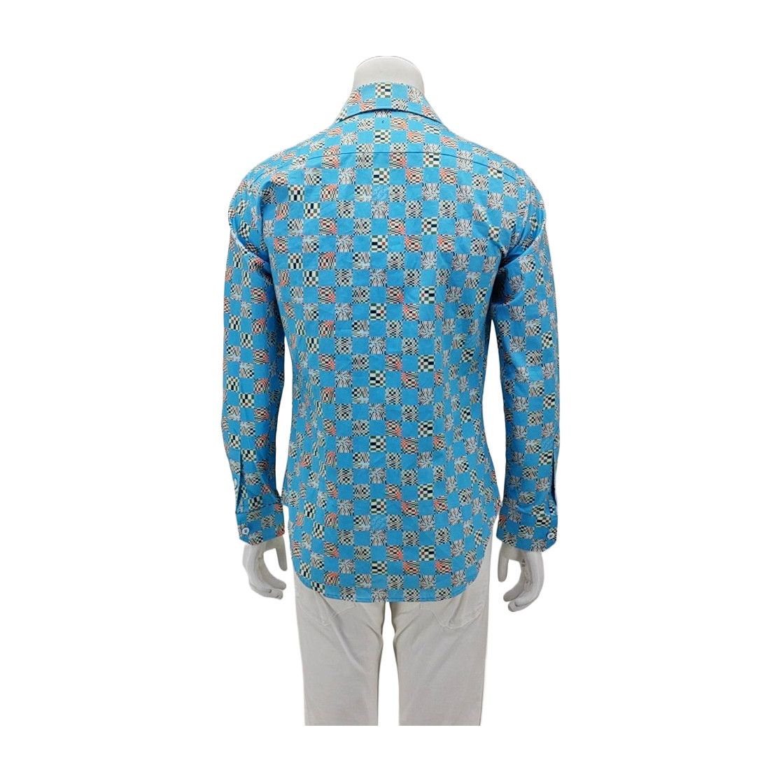 Louis Vuitton Louis Vuitton Check Pattern Shirt Size S Size US S / EU 44-46 / 1 - 2 Thumbnail